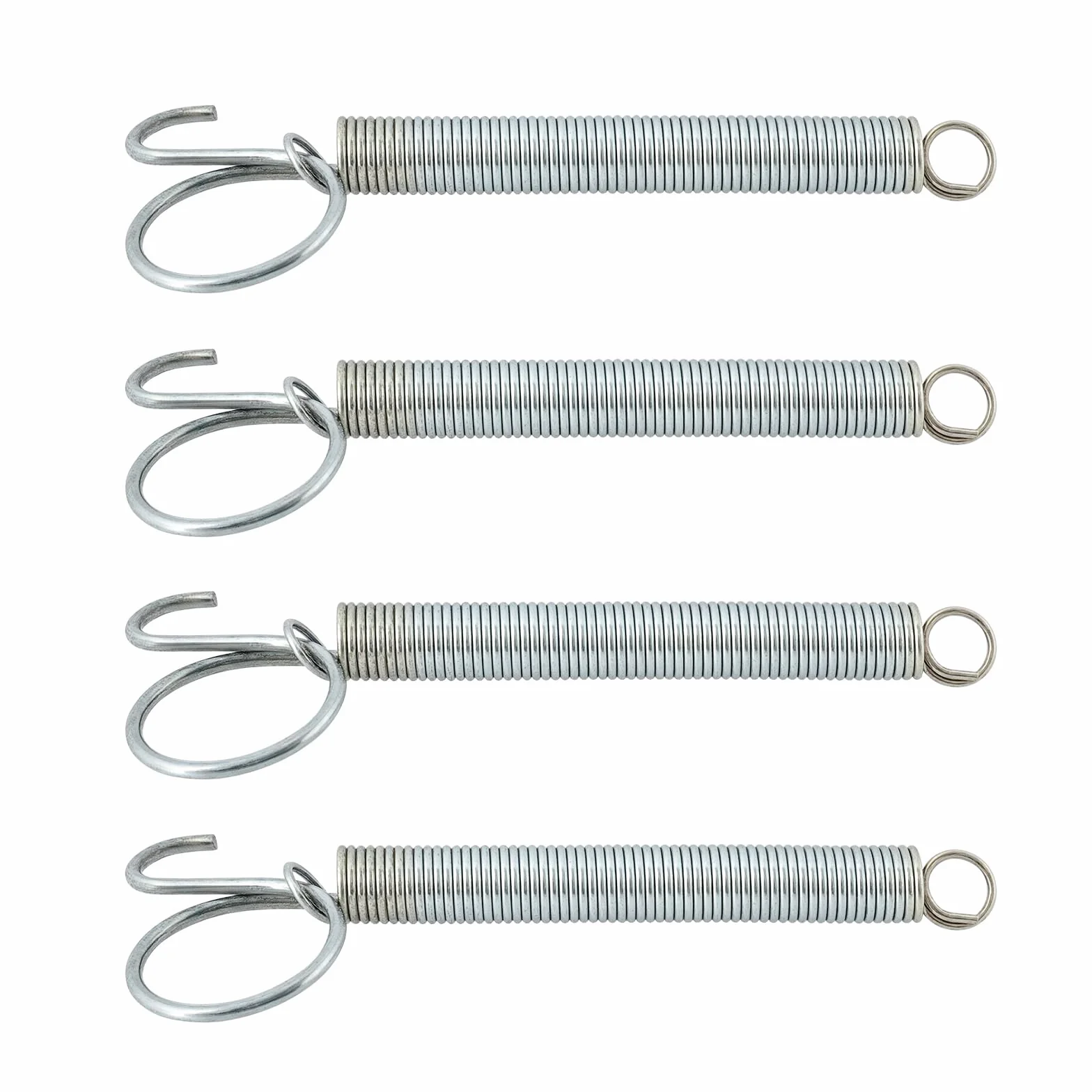 Gancio A Molla Per Porta Gabbia 115mm 4 Pezzi Metallo Per Gabbie Animali Domestici