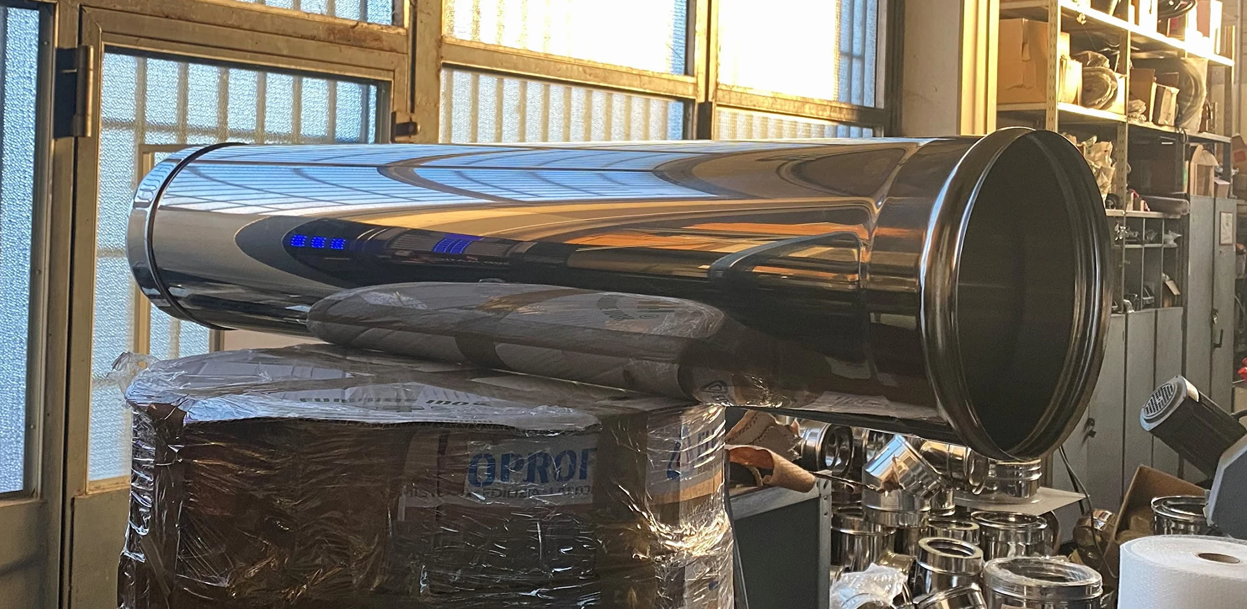 Rura kominowa ze stali nierdzewnej L1000mm DN 140