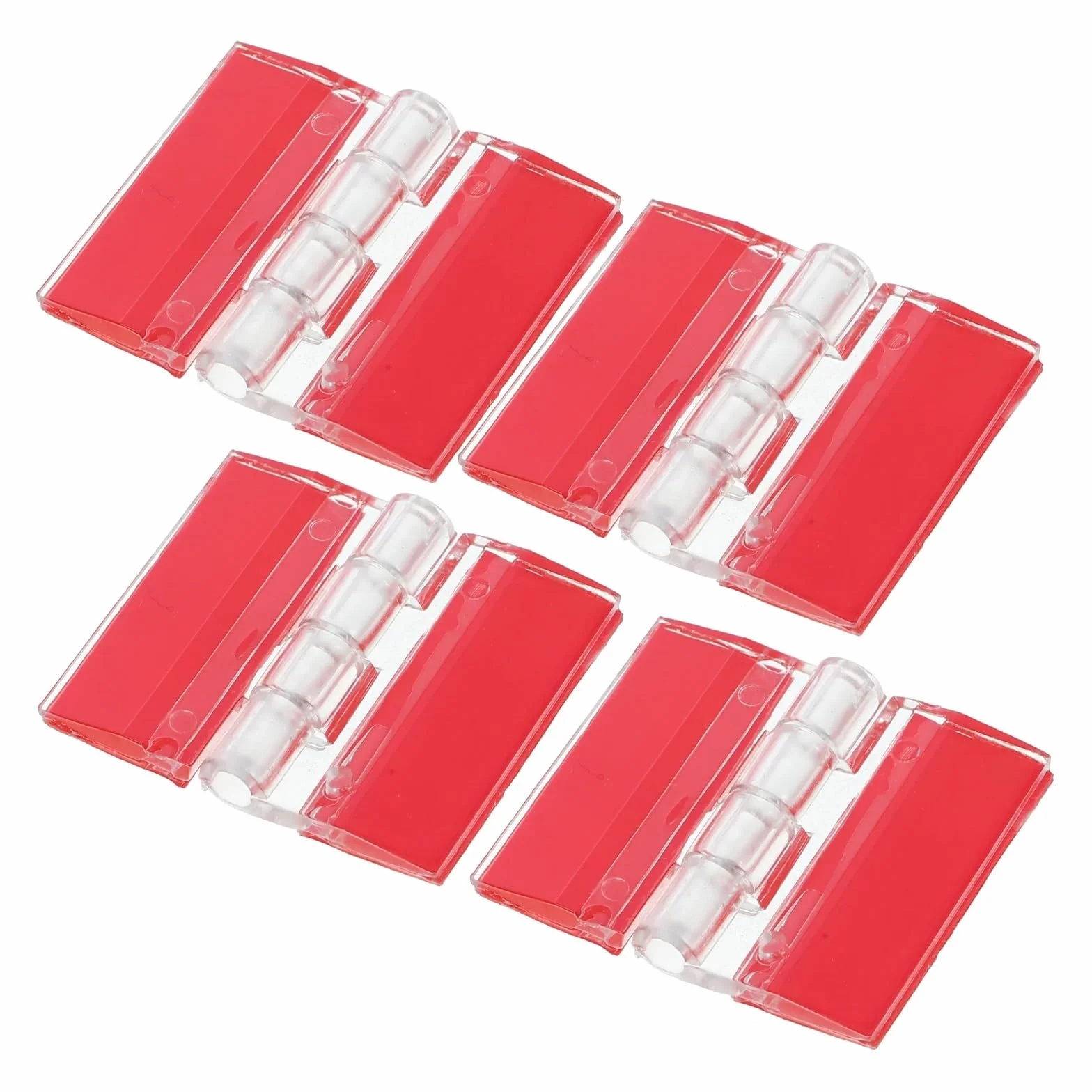 Cerniere autoadesive acriliche 4 pezzi ricambio 3.50x3.00x0.50cm flessibili multifunzionali