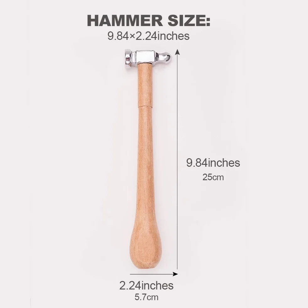 BENECREAT 85G Martello a percussione in Acciaio al Carbonio 25x5,7 cm