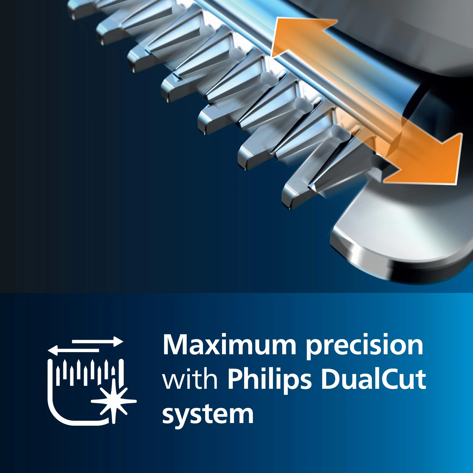 Philips Hair Clipper Serie 5000 Regolacapelli Con Tecnologia Trim-n-Flow E DualCut (modello HC5630/15)