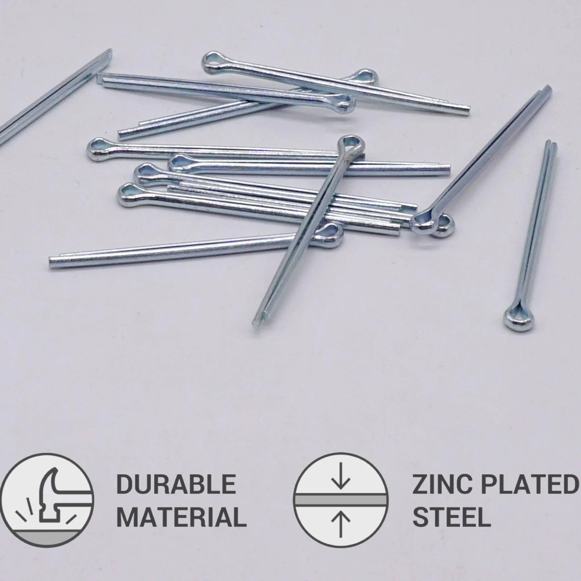 SKIR'CO Coppiglie in acciaio zincato 3,2 x 50 mm DIN 94