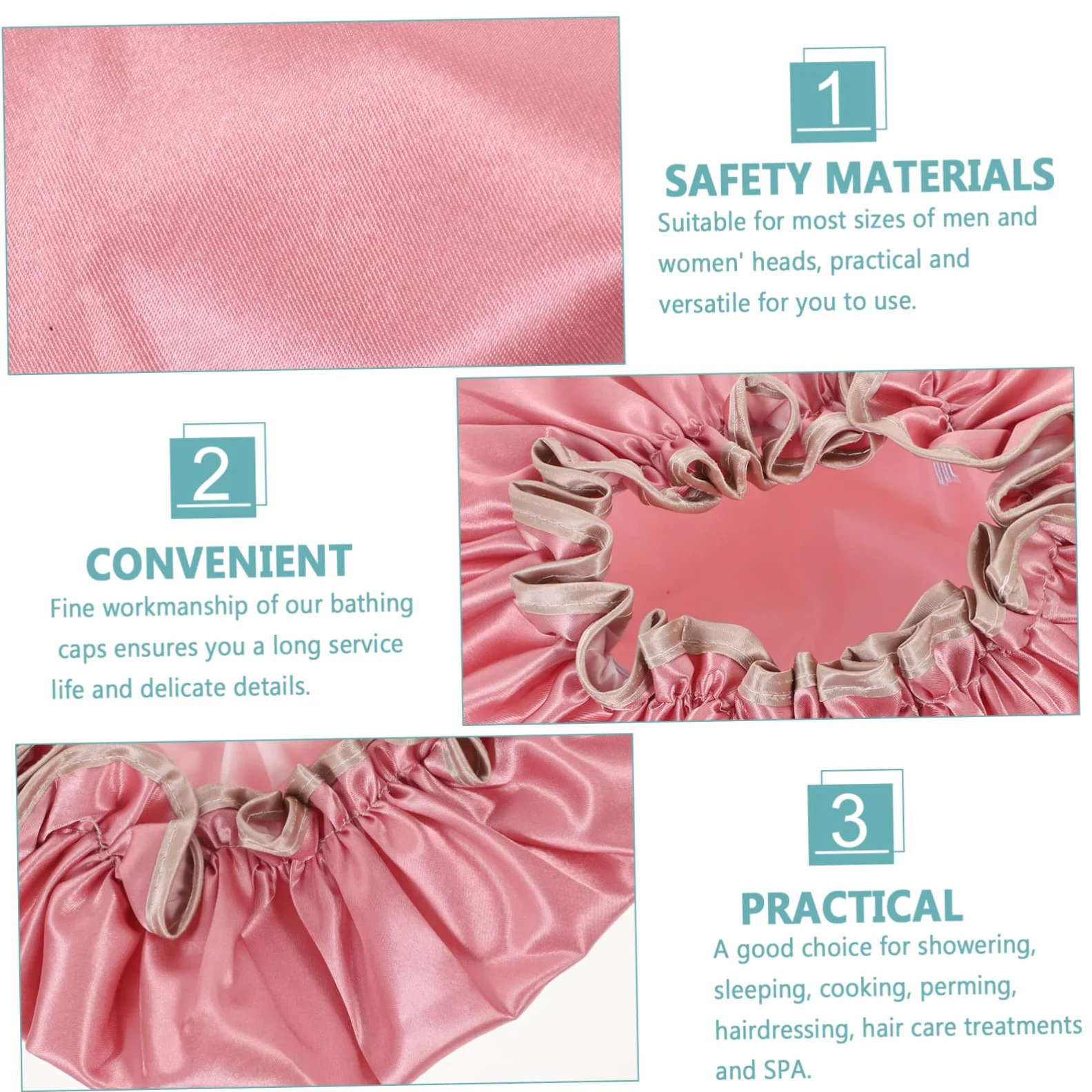 Healeved 9pezzi Cuffie Da Impermeabili Riutilizzabili Per Donna Da Design Elegante e Confortevole Per Corti e Medi Per Bagno e Notte