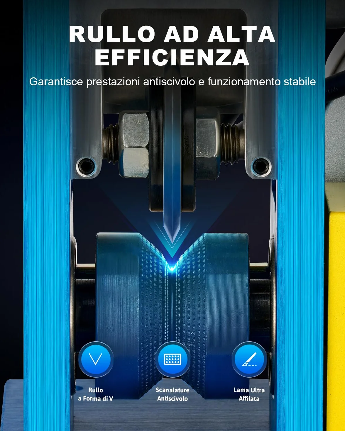 CREWORKS 180W Professionale Spellacavi Elettrica con 3 Piastre Foro 5 Canali per Cavo Φ1.5-25mm Spelafili Sguainacavi per Riciclaggio Cavi