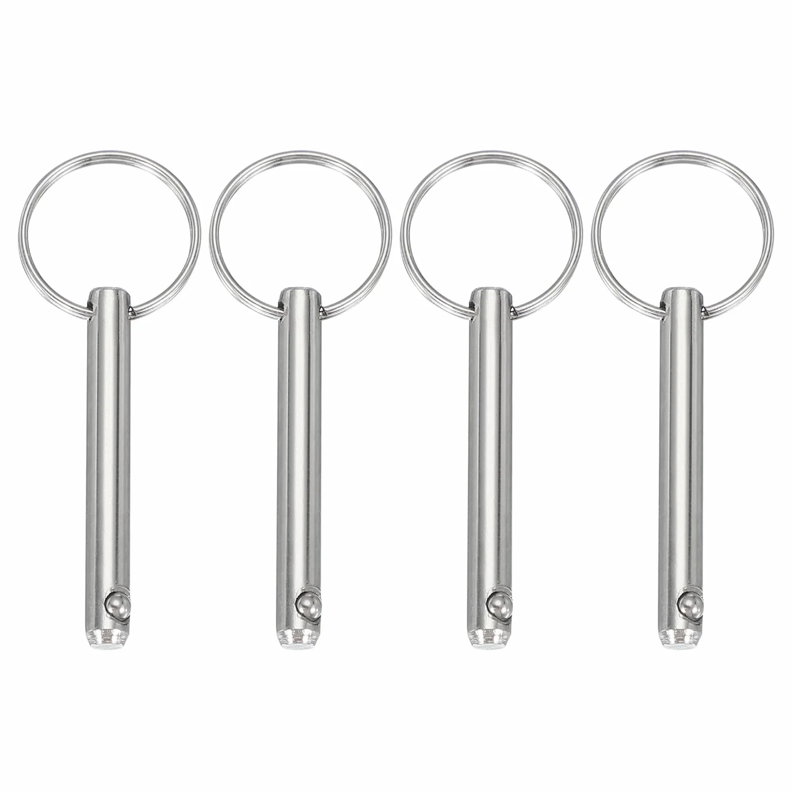 QUARKZMAN Pin Bimini Acciaio Carbonio Rilascio Rapido 1/4" 6mm 35mm 65mm Confezione 4