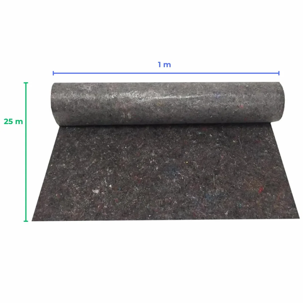 EINSIDE Telo di protezione imbianchino, Feltro assorbente protezione pavimenti, 1 x 25 m, 180 g/m²