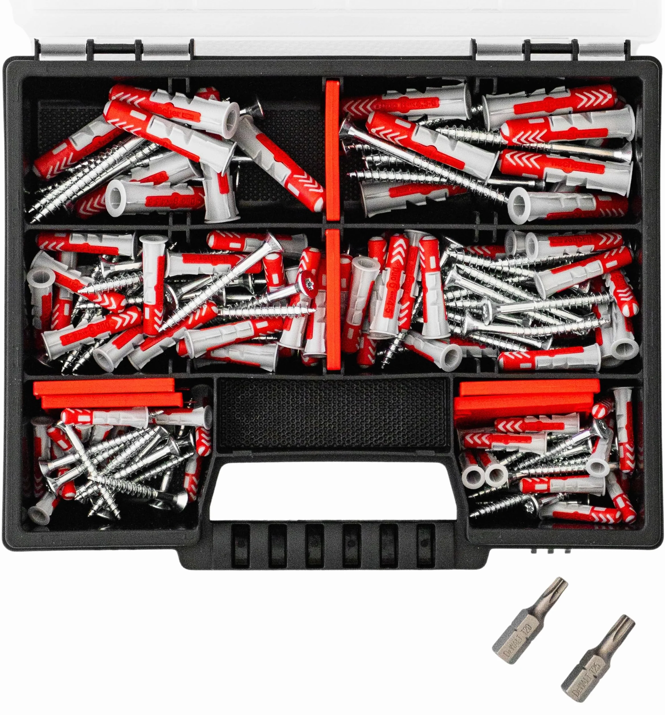 Fischer DuoPower Set tasselli viti 162 pezzi 5x25 mm 6x30 mm 8x40 mm