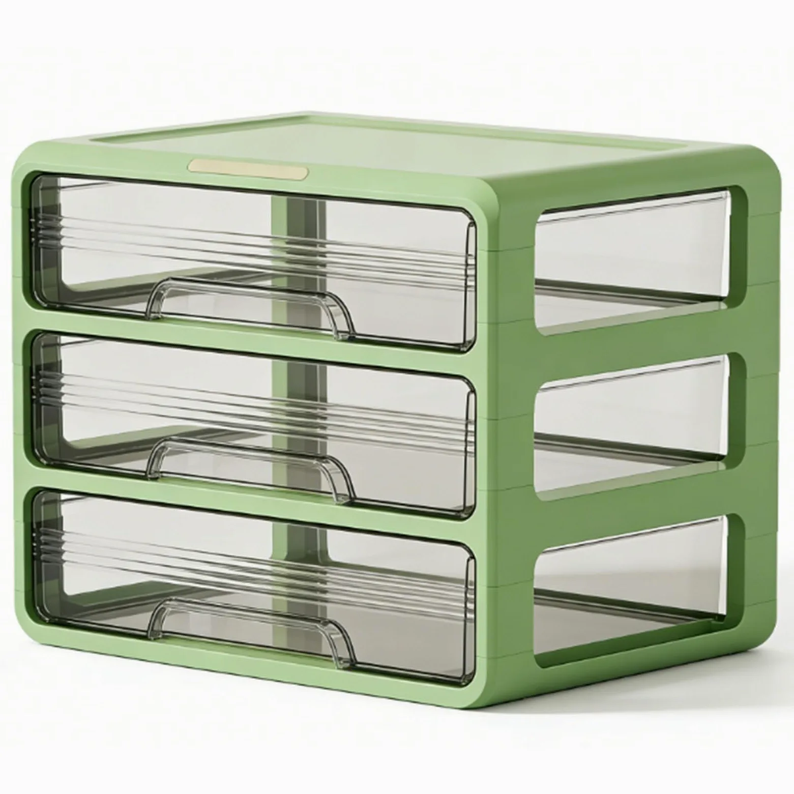 Duokon Organizer per Trucco da Banco, Portacipria in Plastica con (3 Tier