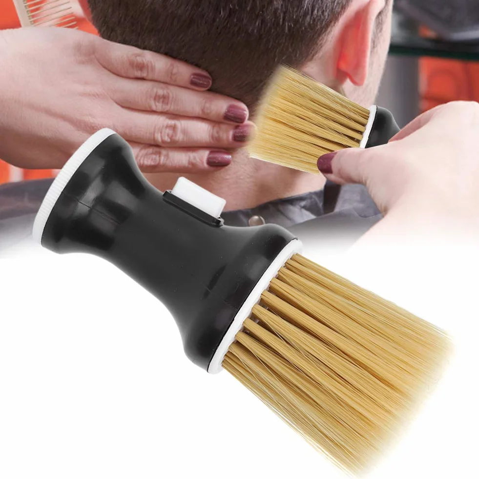 Spazzola per Collo da Parrucchiere Spazzola per Collo per Capelli Spazzola per Collo da Barbiere Spazzola per Capelli da Salone Spazzola Morbida per Collo da Barbiere Spazzola per Pulizia(nero)