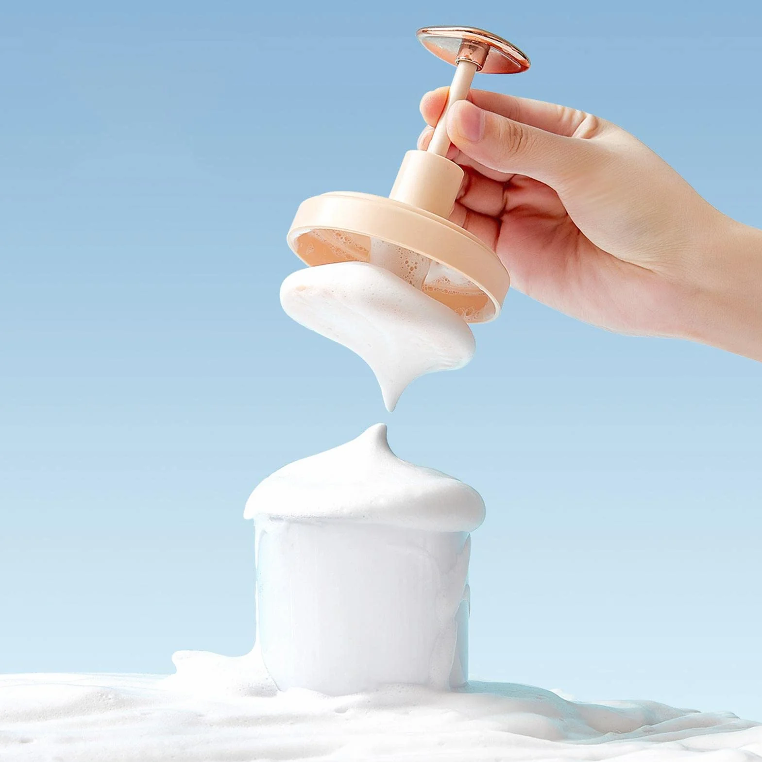 Schiuma facciale - Produttore di schiuma per lavaggio viso - Whip Maker strumento per la pulizia del viso, Skincare Cleaner Tools per bilancio di viaggio