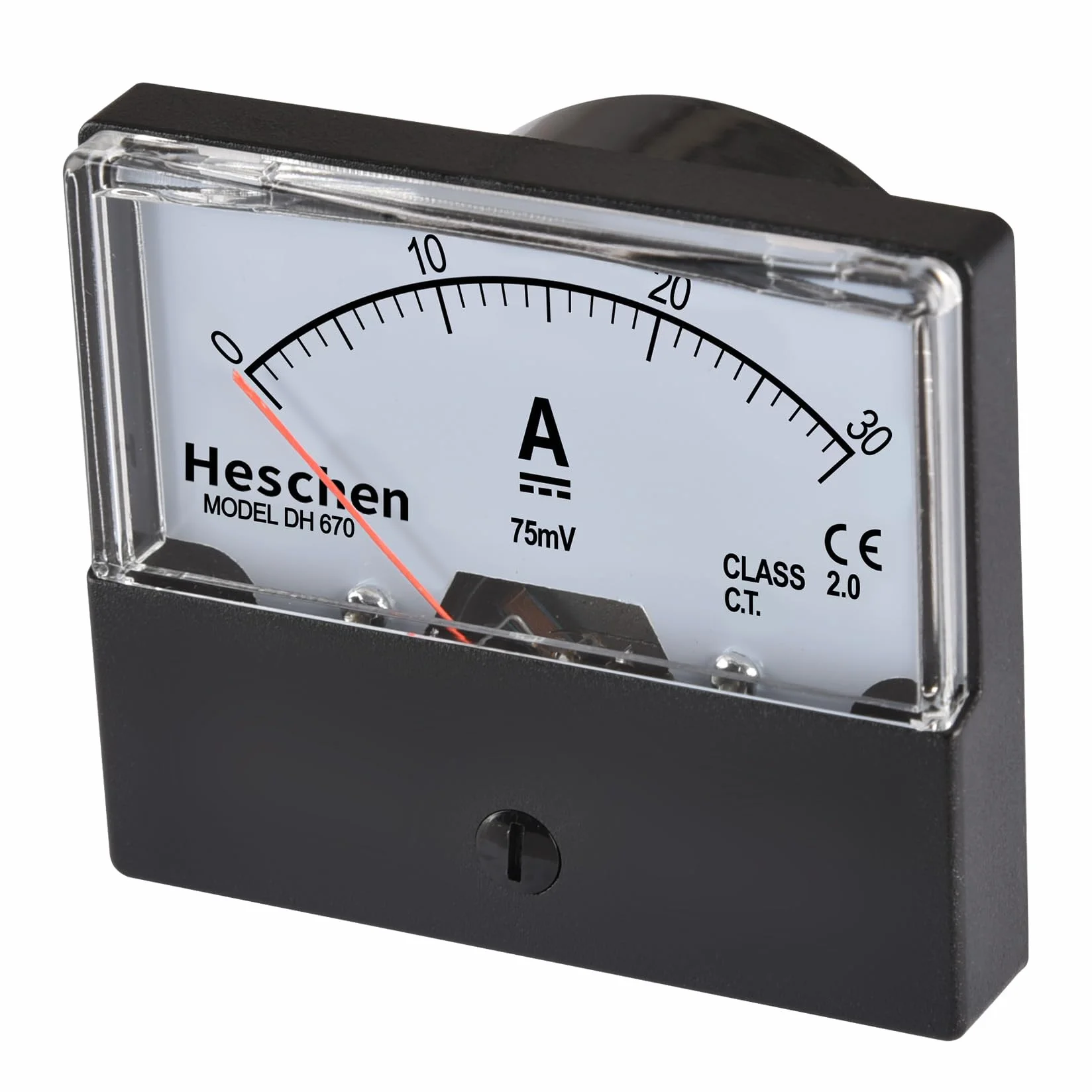 Heschen Contatore amperometro DC 0-30A DH 670 classe 2,0 con Shunt