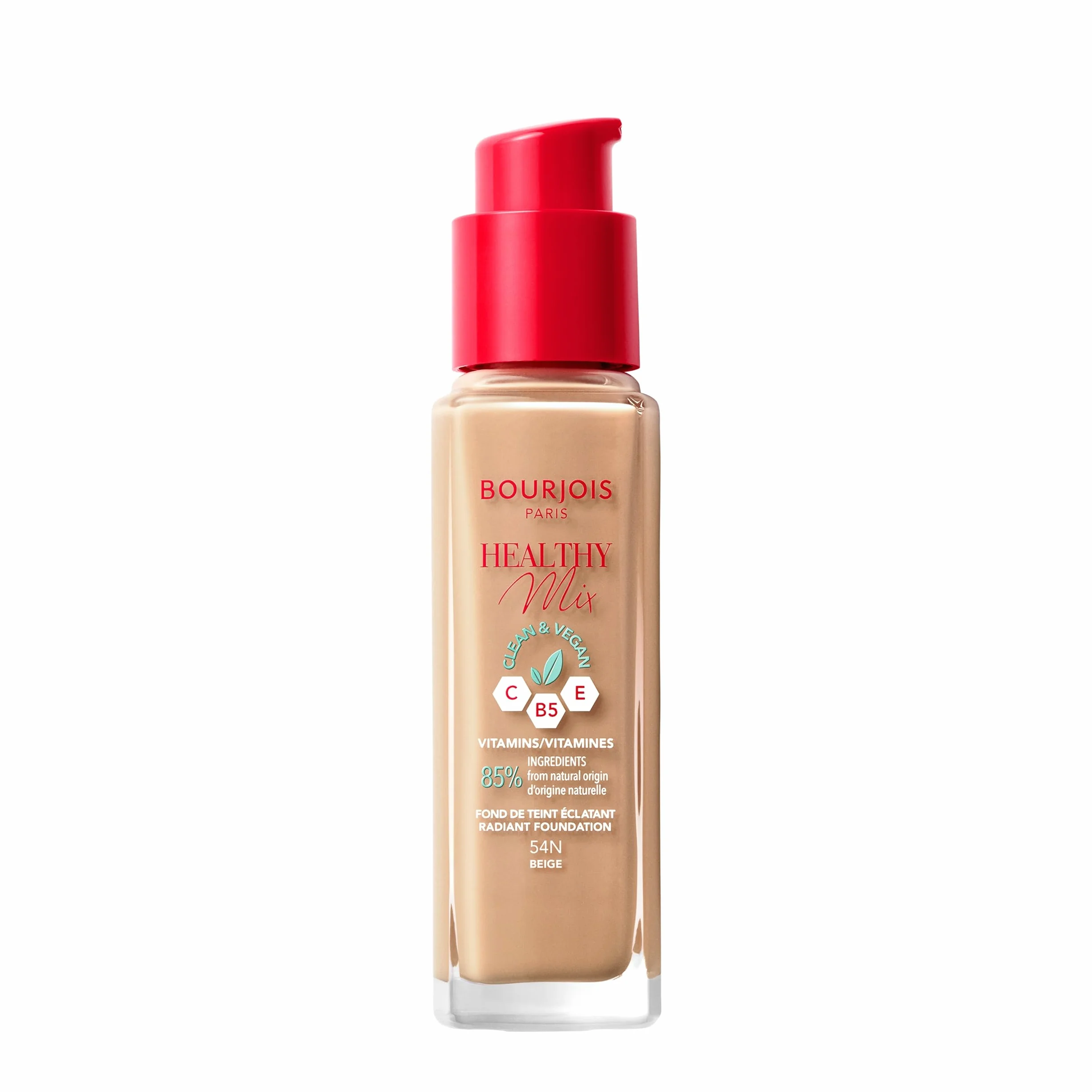 Bourjois Fondotinta Healthy Mix Clean, 54N Beige, 30 ml