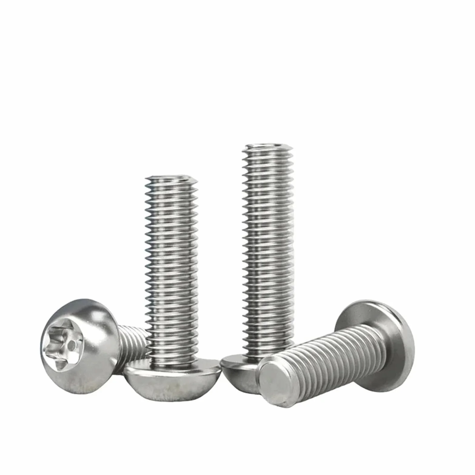 Bullone di sicurezza antifurto M3 Torx a sei lobi testa tonda perno acciaio inossidabile 304 12mm