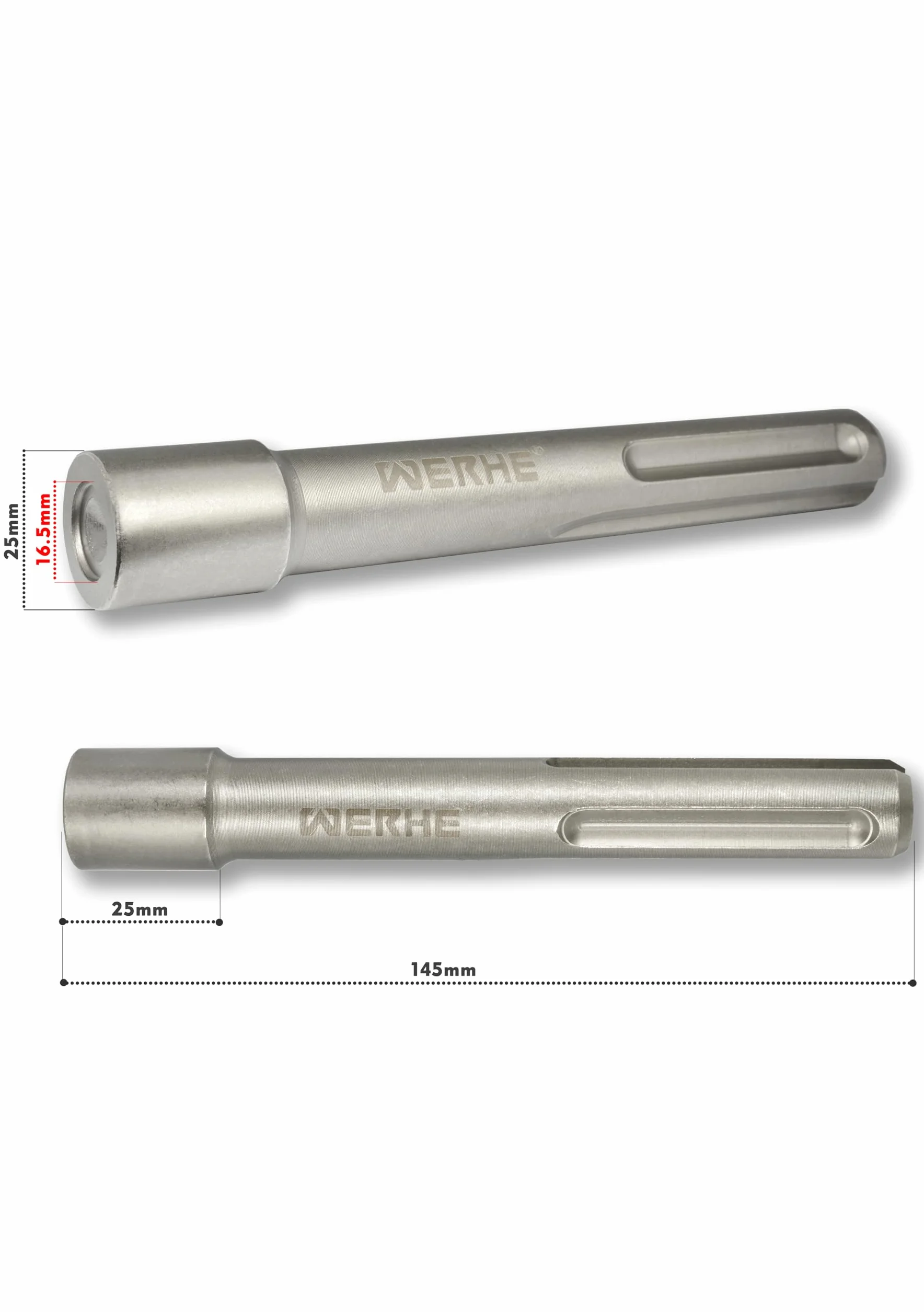 WERHE Martello Martinetto Professionale 16,5x25x145 SDS Max Driver do chiodatrice