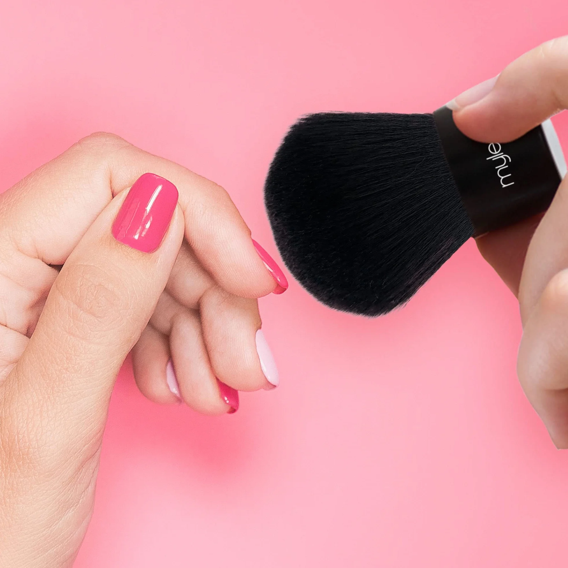 Mylee Pennello Duster Brush per Spolverare le Unghie, Rimuove Polvere della Limatura, per Glitter, Unghie in Acrilico e Nail Art, Spazzola Pratica e Facile da Usare, Compatta, Precisa e Comoda