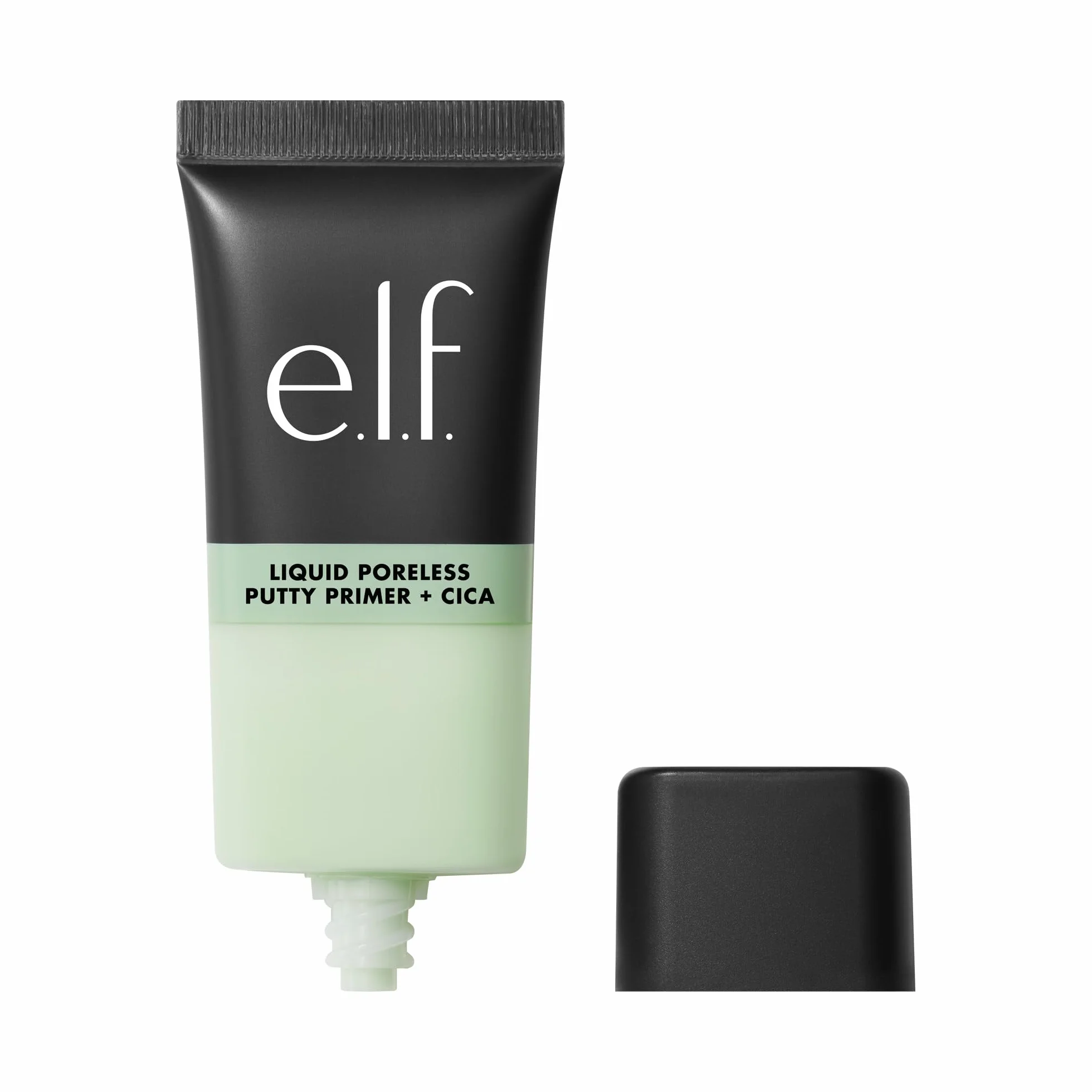 e.l.f. Liquid Poreless Putty Primer + Cica, primer viso per fissare il trucco, attenua visibilmente gli arrossamenti e lenisce la pelle, prodotto vegano e non testato sugli animali