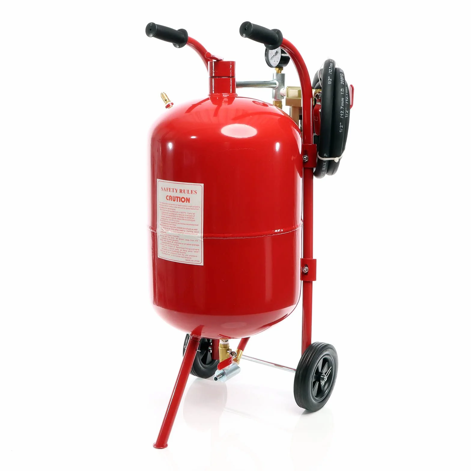XPOtool Sabbiatrice portatile 38 L Attrezzo sabbiatura aria compressa