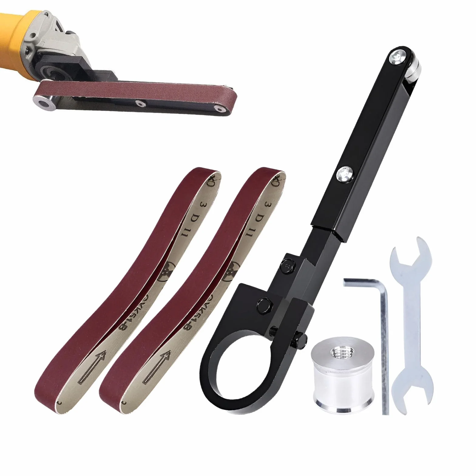 Adattatore per smerigliatrice angolare - Kit di conversione per levigatrice a nastro 100/115/125