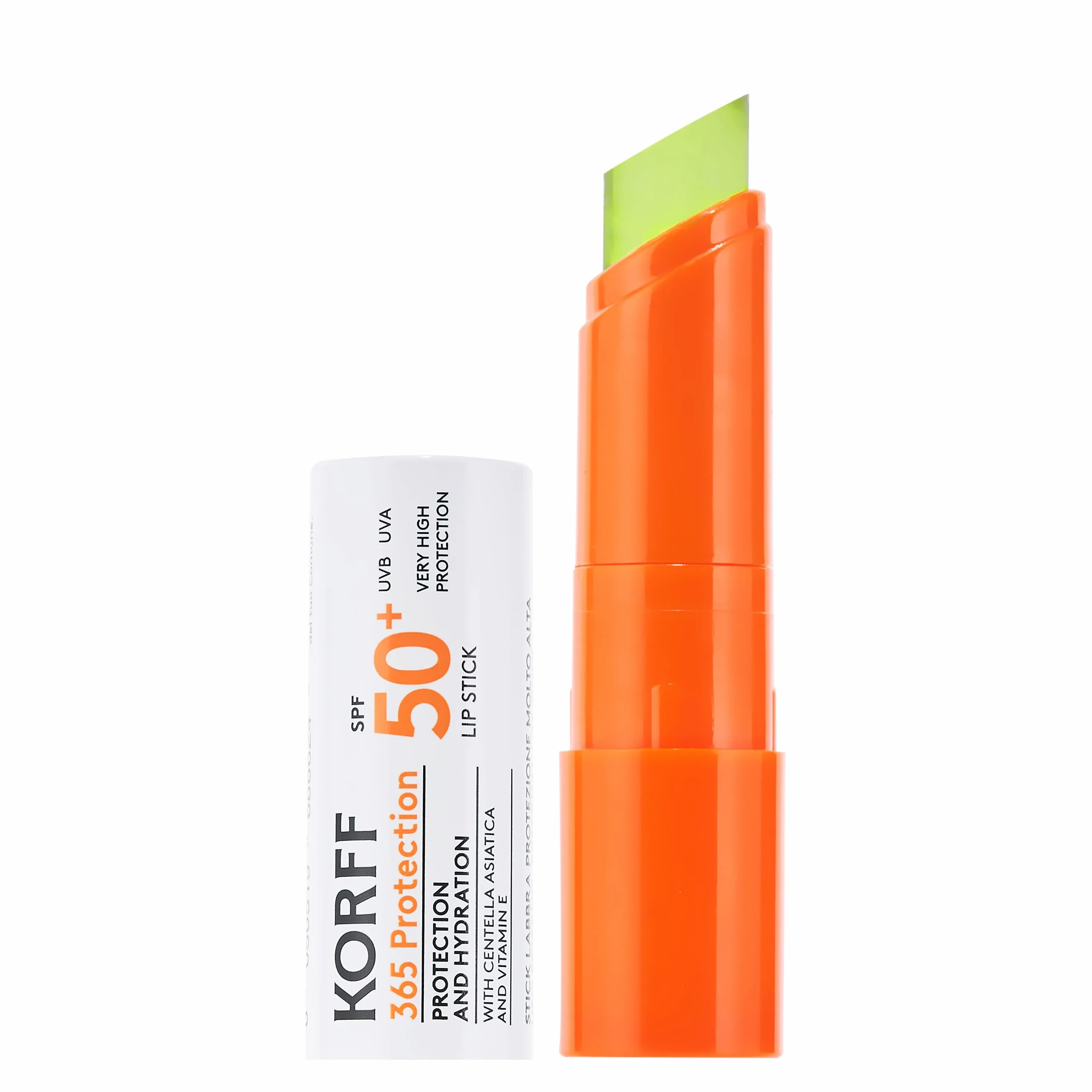 Korff 365 Protection, Stick Labbra SPF50+, Protezione Molto Alta, 4,5 ml