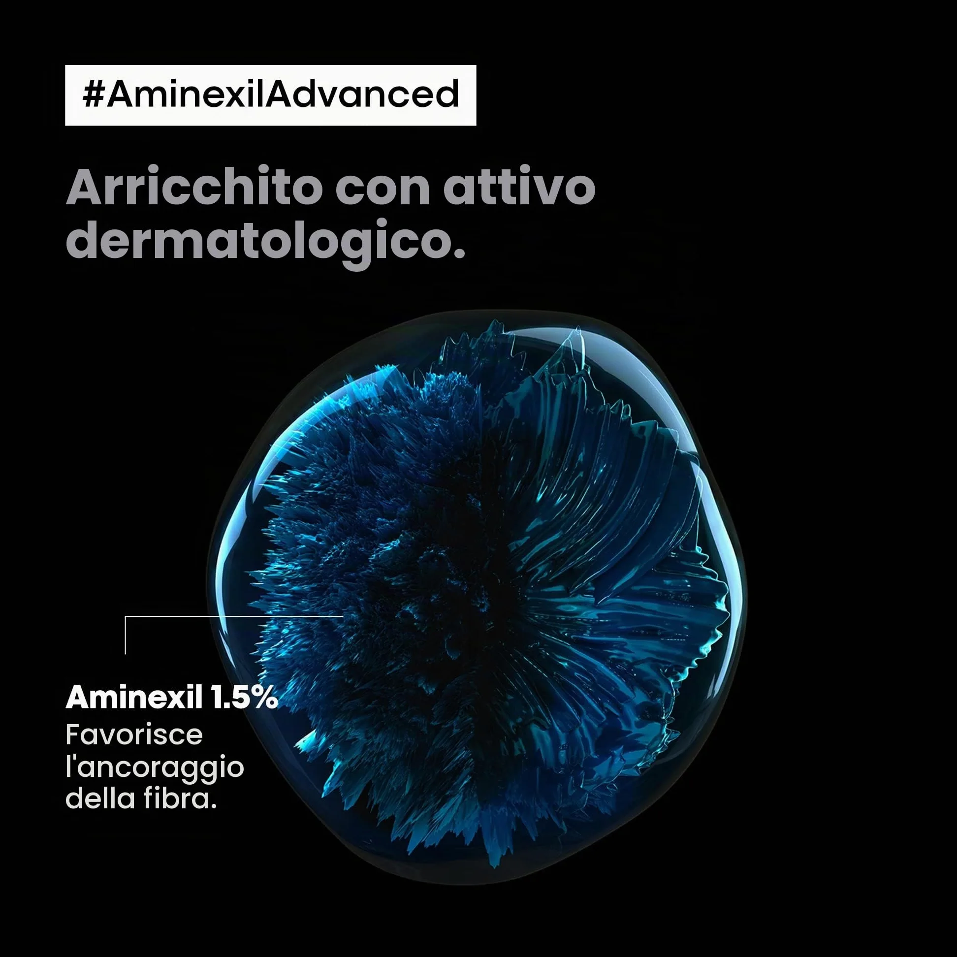 L'Oréal Professionnel Paris Siero Rinforzante, Per Capelli Assottigliati, Anti-Caduta, Per Capelli Folti e Sani, Con Aminexil 1.5%, Fuller & Stronger, Aminexil Advanced, 90 ml