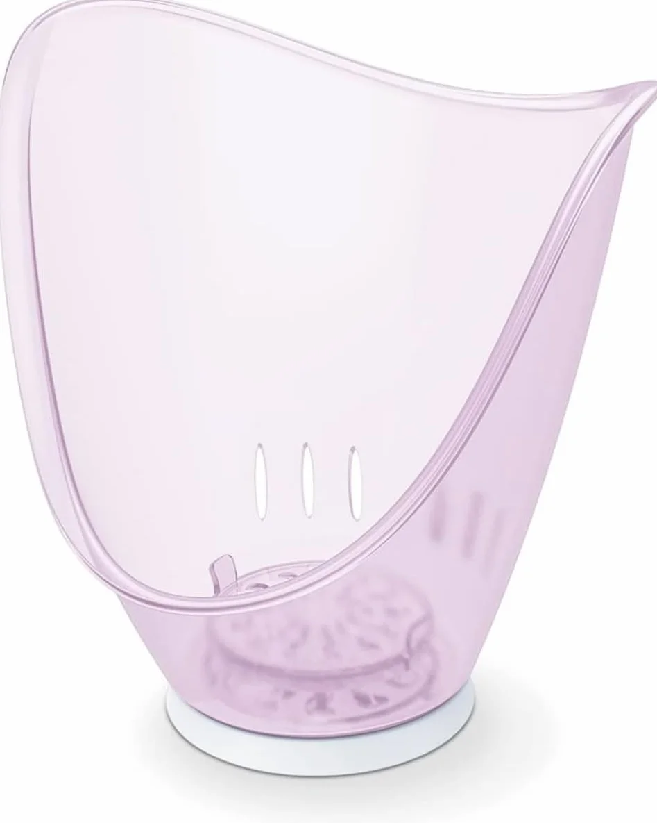 Beurer FS 60 Sauna per il Viso Multifunzione 3 in 1, Pulizia del Viso, Aromaterapia e Inalazione con Serbatoio per Essenze Profumate, 2 Livelli di Potenza e Bicchiere Graduato