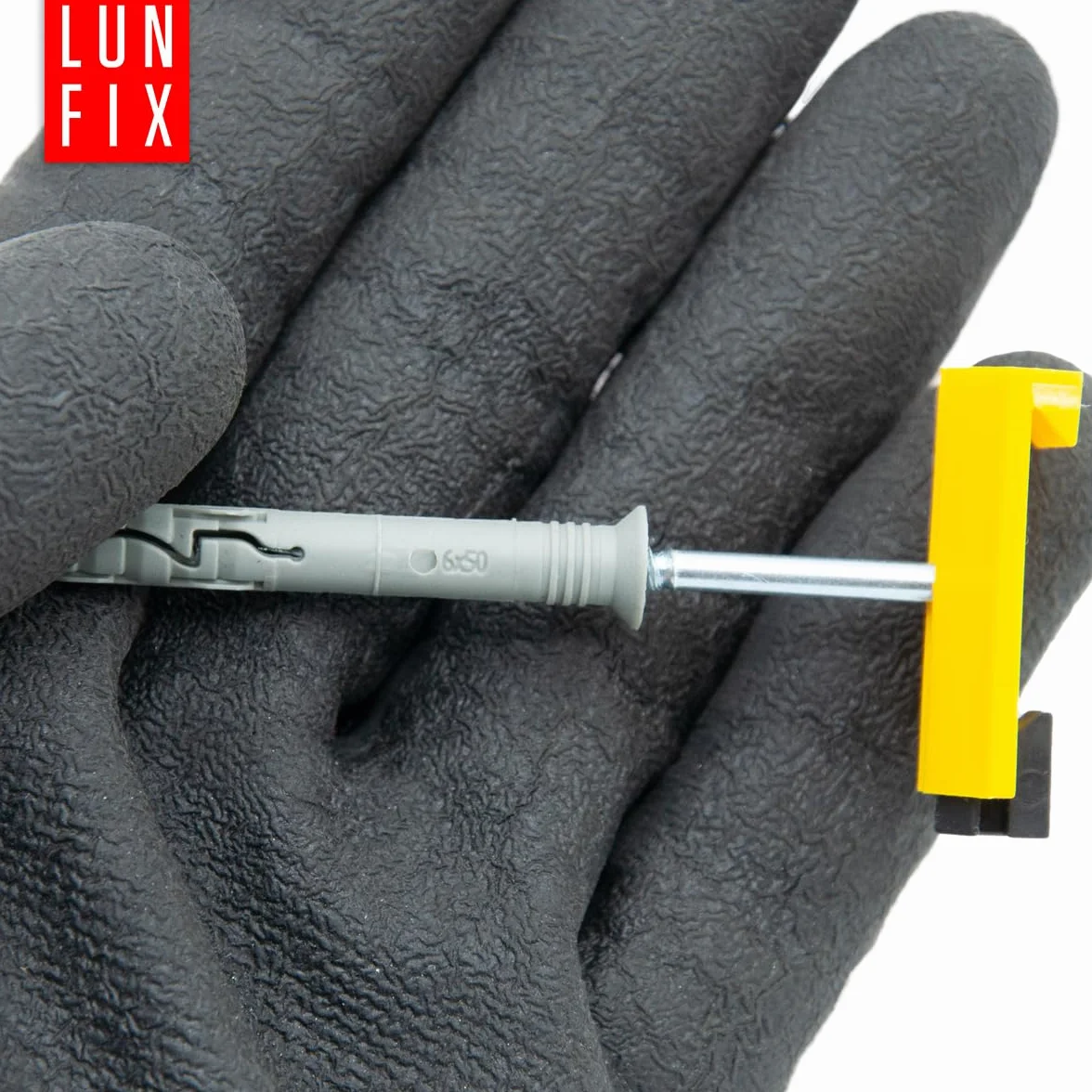 Clip di fissaggio per profilo ad intonaco rapido 23 mm set da 100 pezzi plastica zincata
