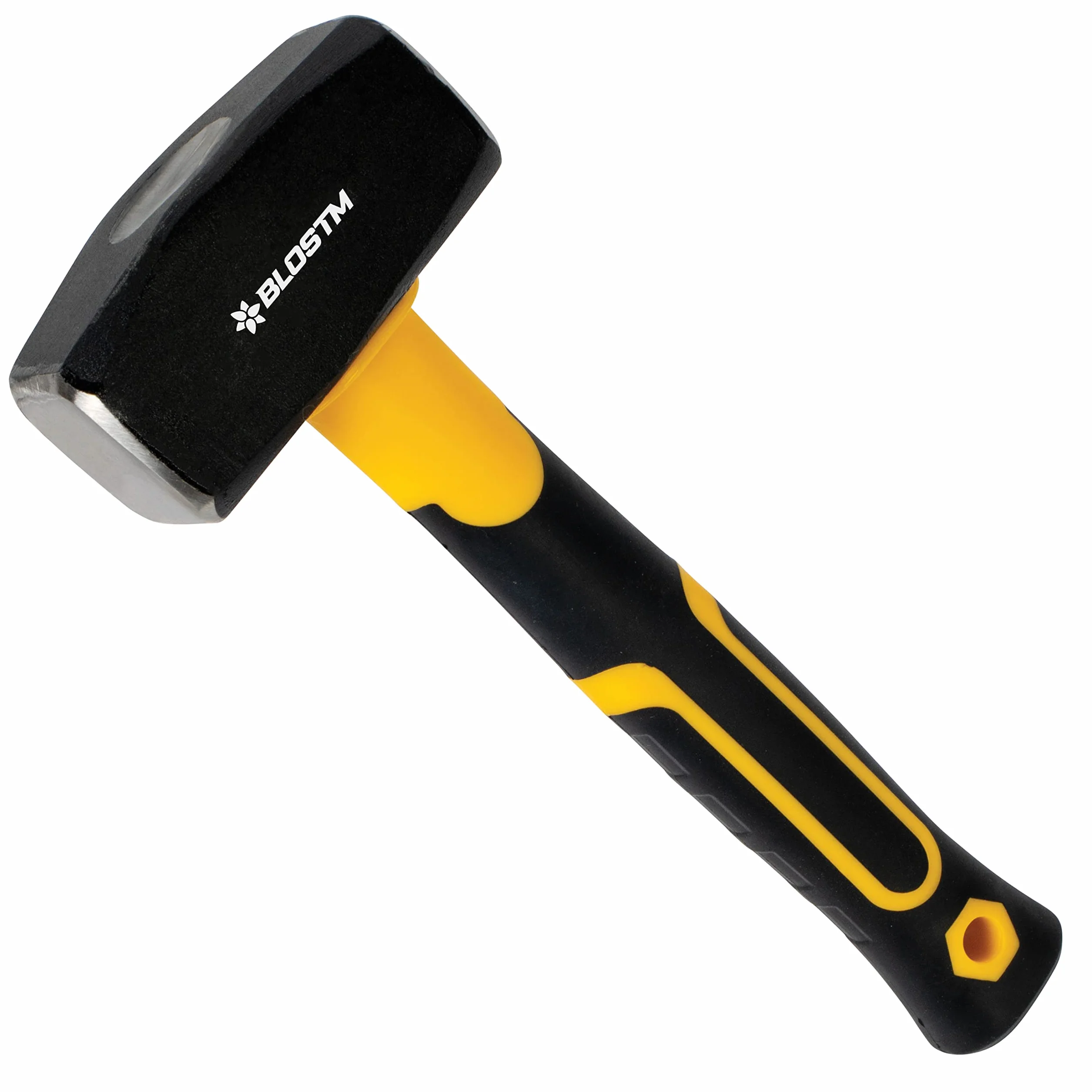 Mazzetta Muratore con Manico in Fibra di Vetro 1100g Martello Muratore Impugnatura Ergonomica Antiscivolo 2.5lb 1.1kg