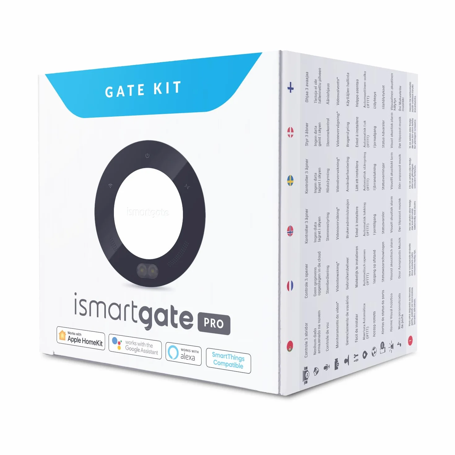 iSmartgate PRO Apriporta da garage Apple Homekit Amazon Alexa Google Home Samsung SmartThings sensore magnetico wireless
