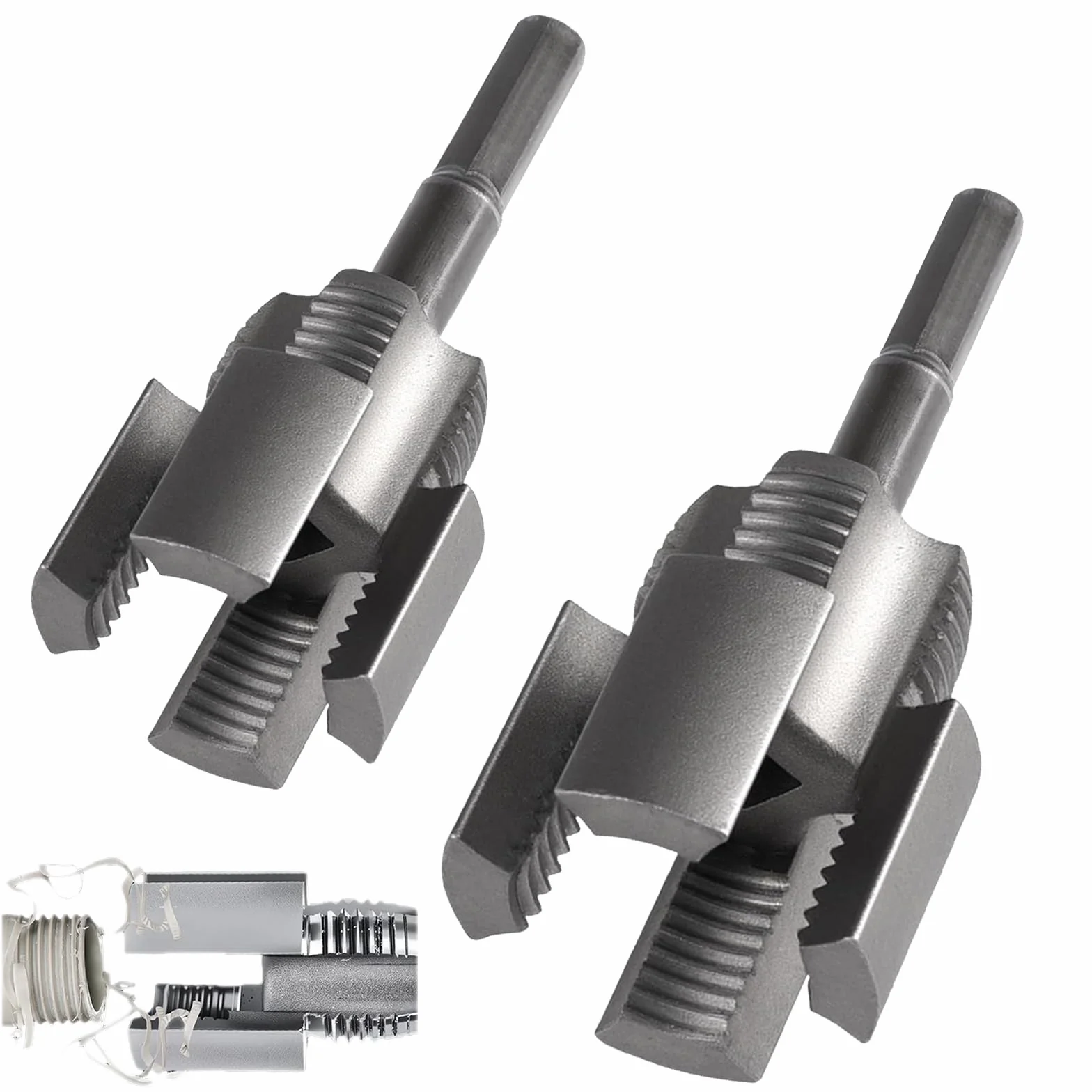 Filiera Per Filettatura 1/2" DN15 3/4" DN20 Maschi Kit Filettatura Maschio Femmina Per Tubi Idraulici