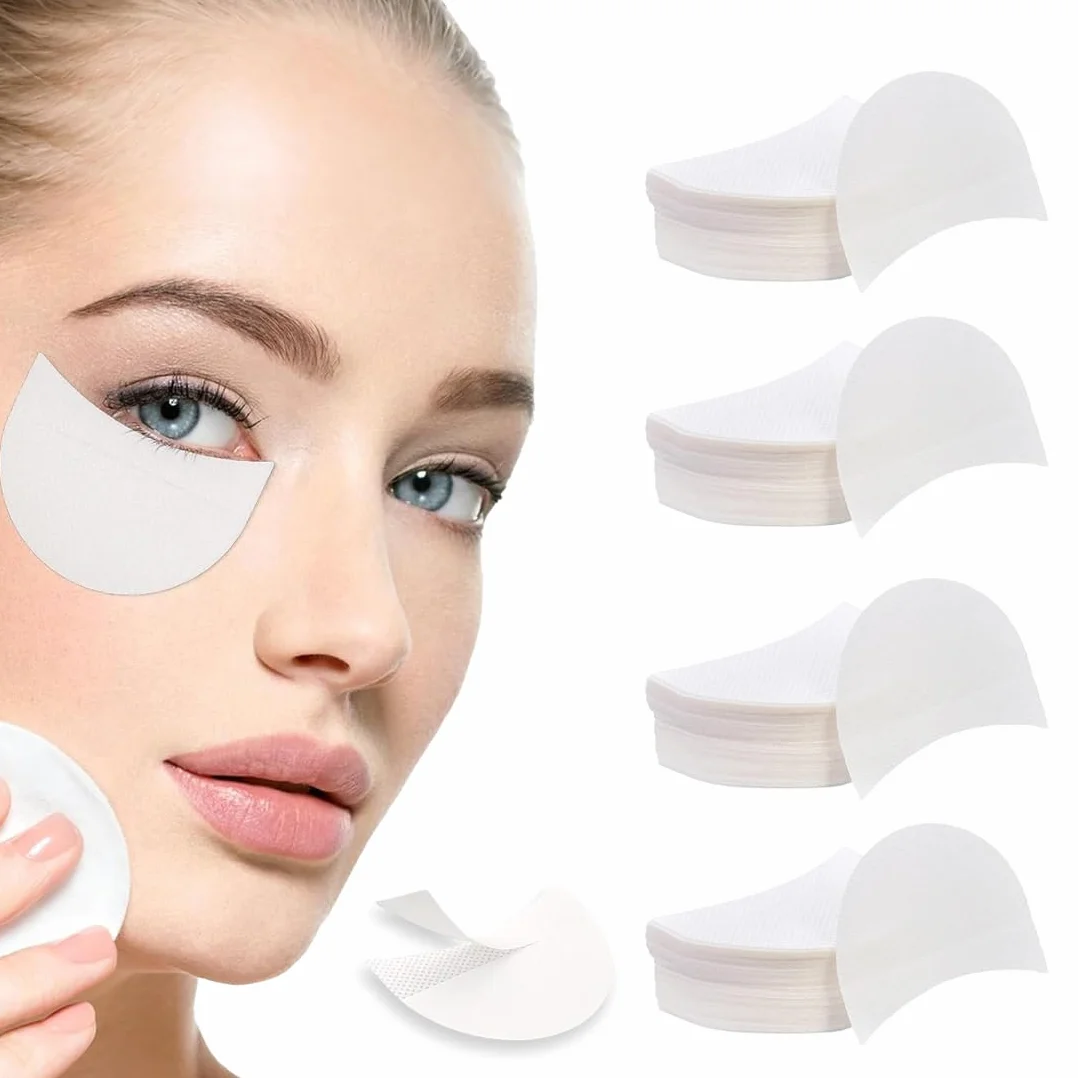 200 pezzi Patch occhi per extension ciglia, Scotch per trucco occhi, Patch adesivi per ombretto, Protezione per ombretto, Prevenzione della tinta e dei residui delle extension ciglia
