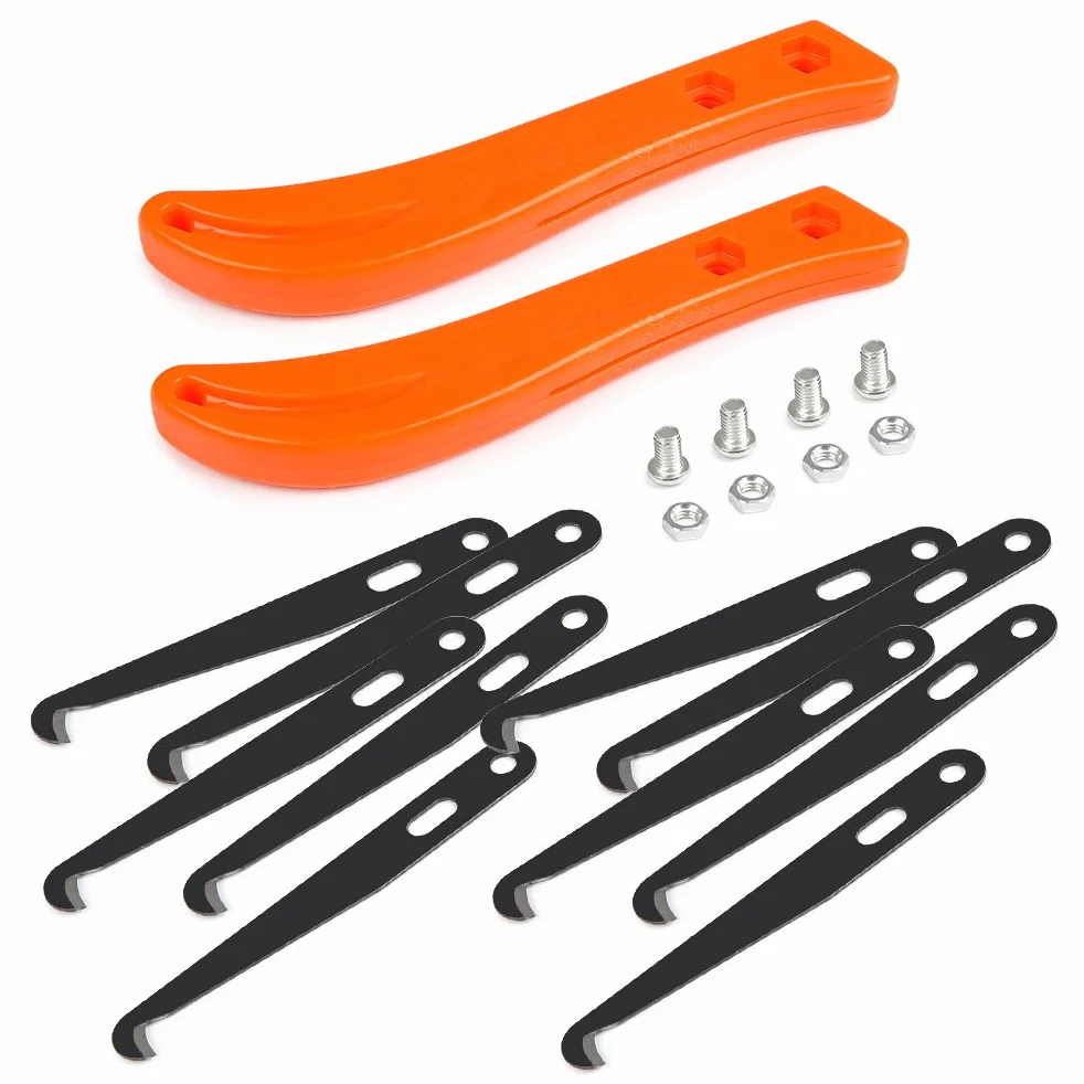 Grout Remover Tool con 8 Lame Sostituibili, Raschietto per Fughe Piastrelle, 2 Pezzi