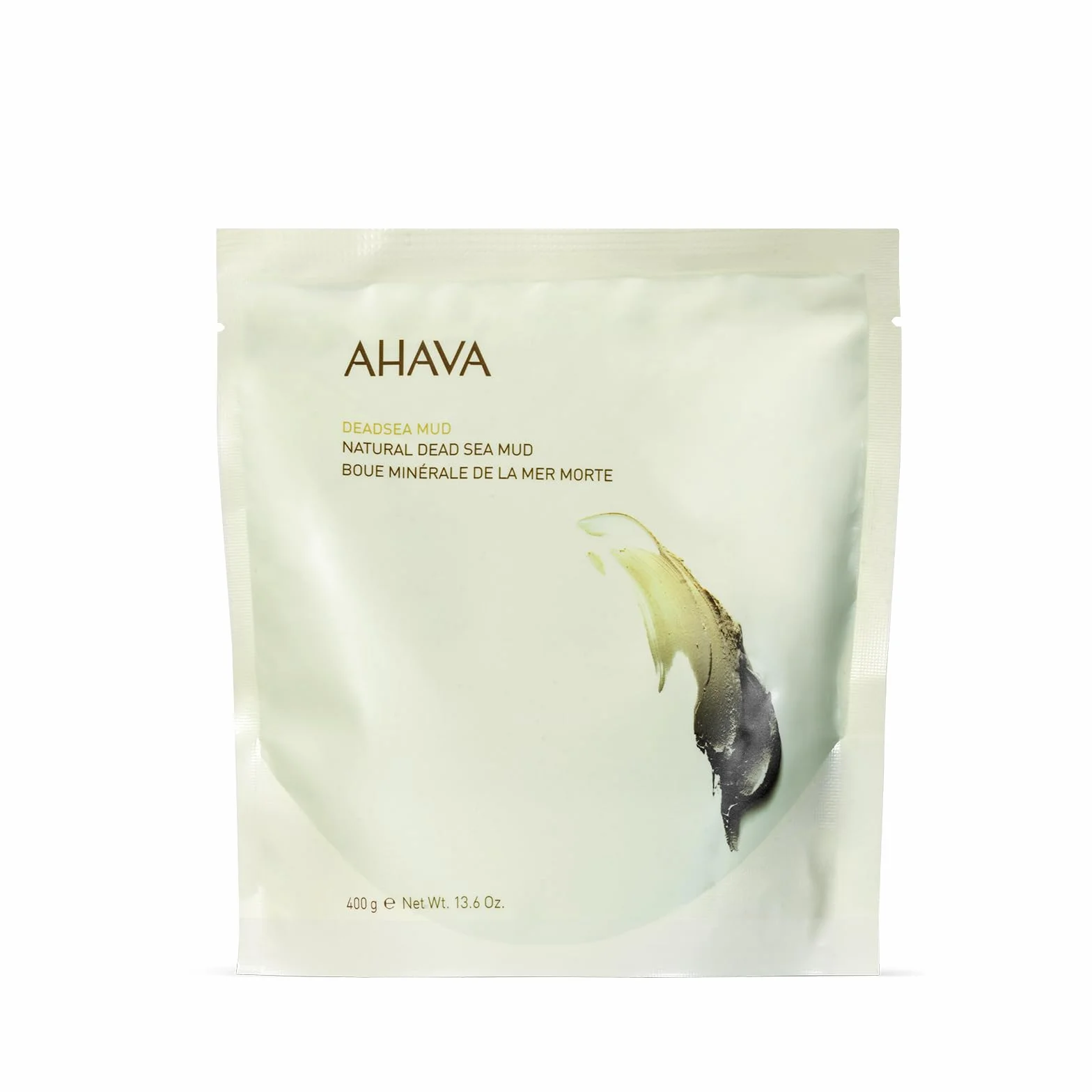 AHAVA Fango Naturale del Mar Morto per il Corpo - Fango Nero Cremoso per Purificare, Ammorbidire e Affinare la Pelle, Lenisce disagi, Aricchito di Minerali del Mar Morto e Osmoter, 13.6 oz