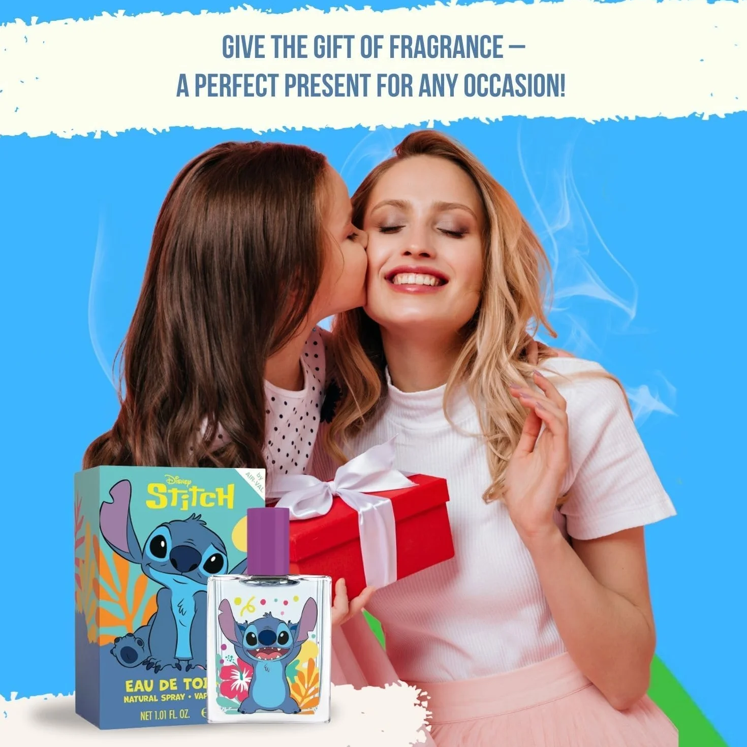 Disney Lilo & Stitch Angel – Eau de Toilette per Bambini 30ml – Profumo Dolce e Fruttato – Regalo per Ragazza o Ragazzo – Flacone Illustrato – Perfetto per Compleanno, Natale