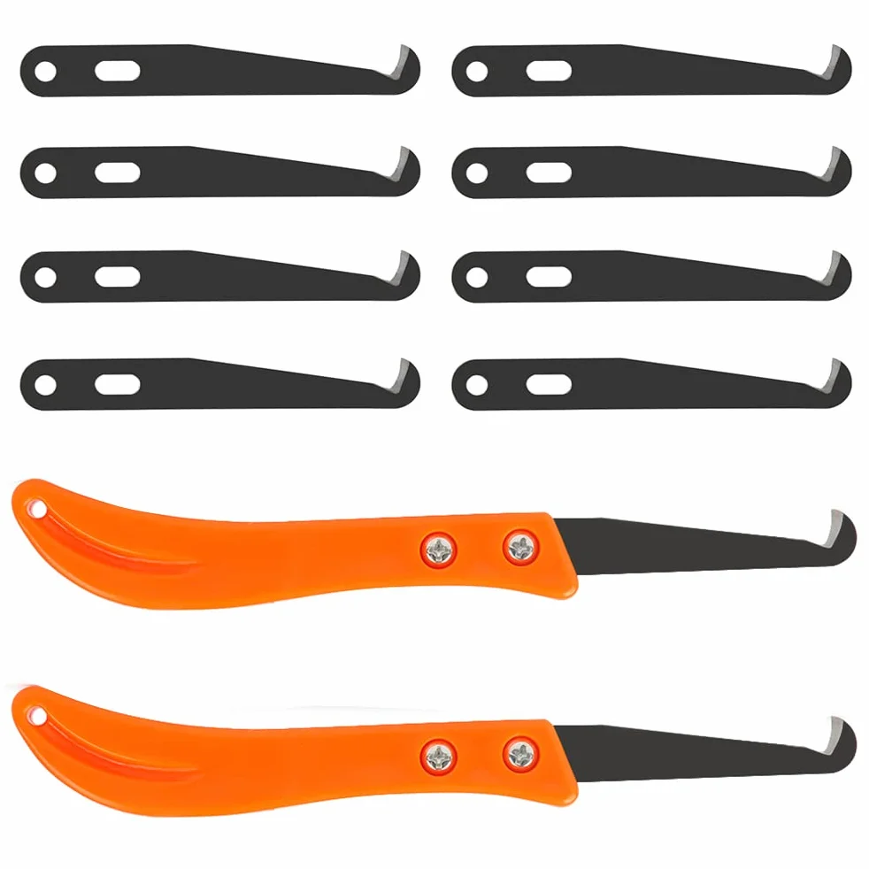 Grout Remover Tool con 8 Lame Sostituibili, Raschietto per Fughe Piastrelle, 2 Pezzi