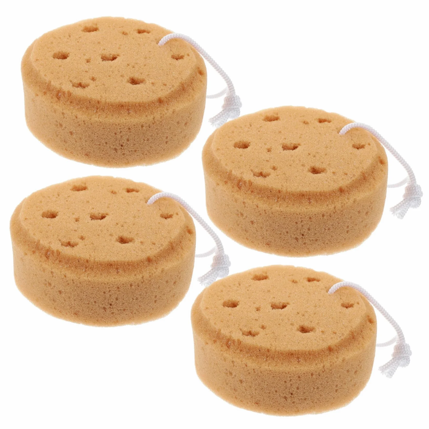 POPETPOP 20pezzi Spugna Da Bagno Esfoliante Loofah Spugna Rotonda Per Perfetta Per Pulizia Profonda e Delicata Della