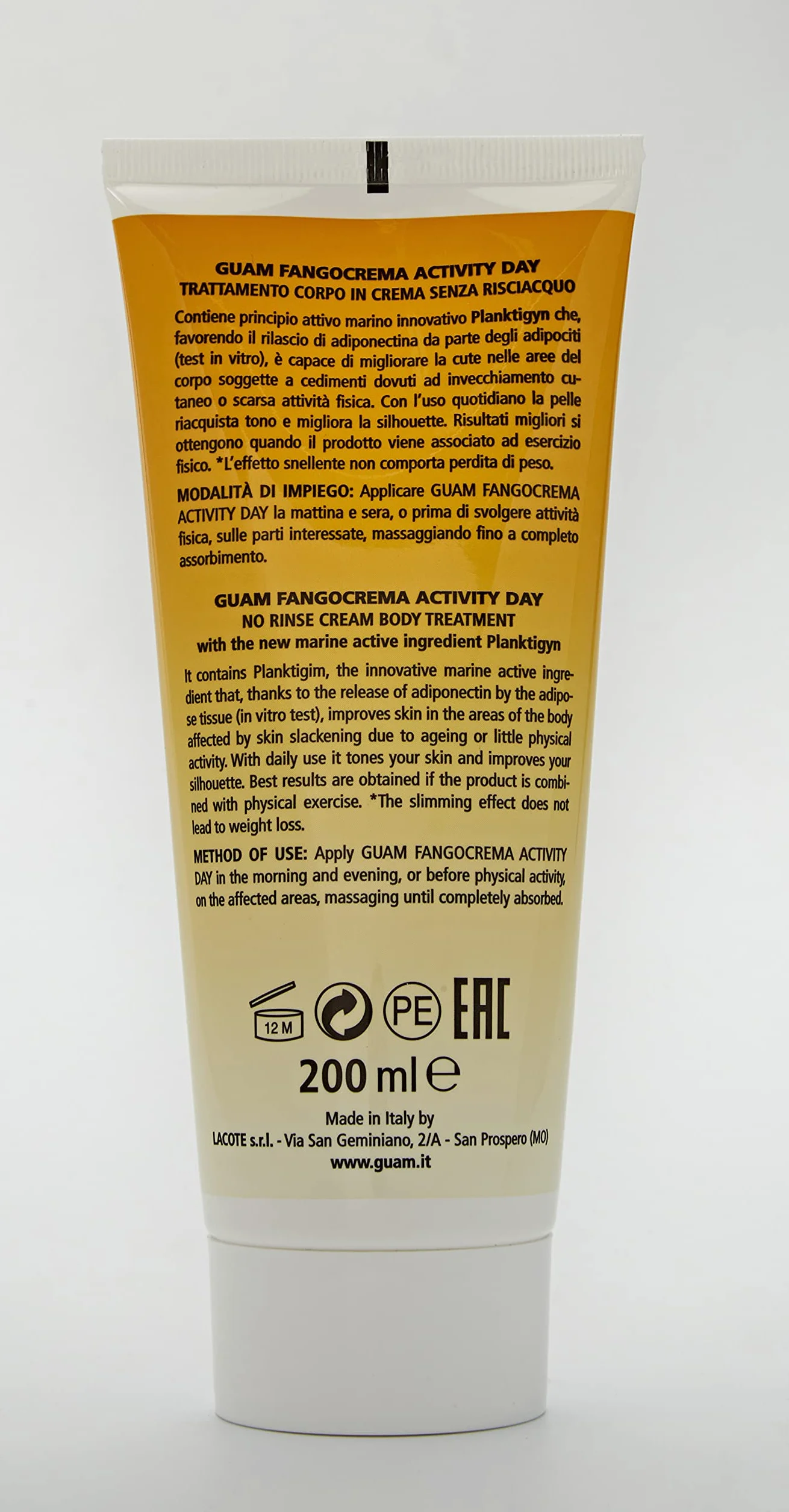 Guam Crema Activity Day, Fango, 200 Millilitri