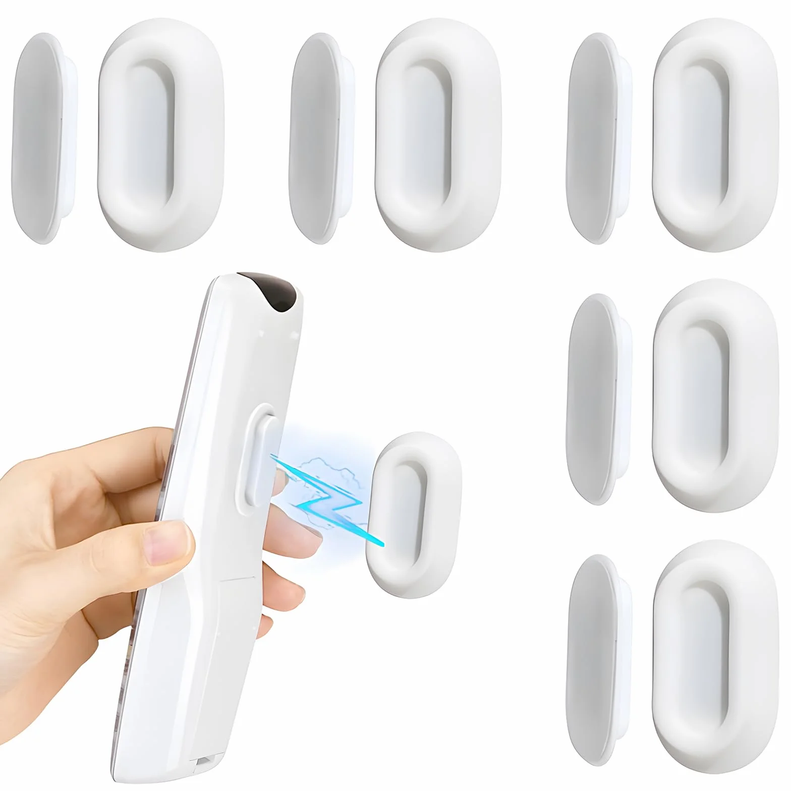Supporto Magnetico Porta Telecomando da Muro 5 Pezzi, Adatto a Tutti i Tipi di Elettrodomestici