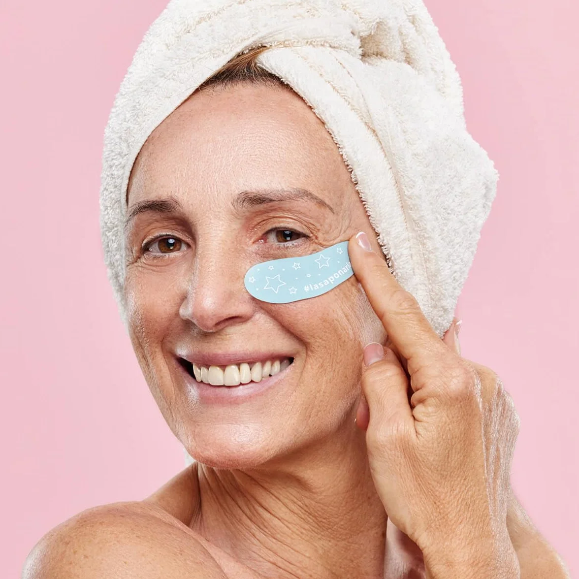 La Saponaria | Patch occhi riutilizzabili Eye Star, Patch occhi riutilizzabili in silicone, Contorno Occhi Liftato e Radioso, Potenzia l'Efficacia delle Creme Contorno Occhi