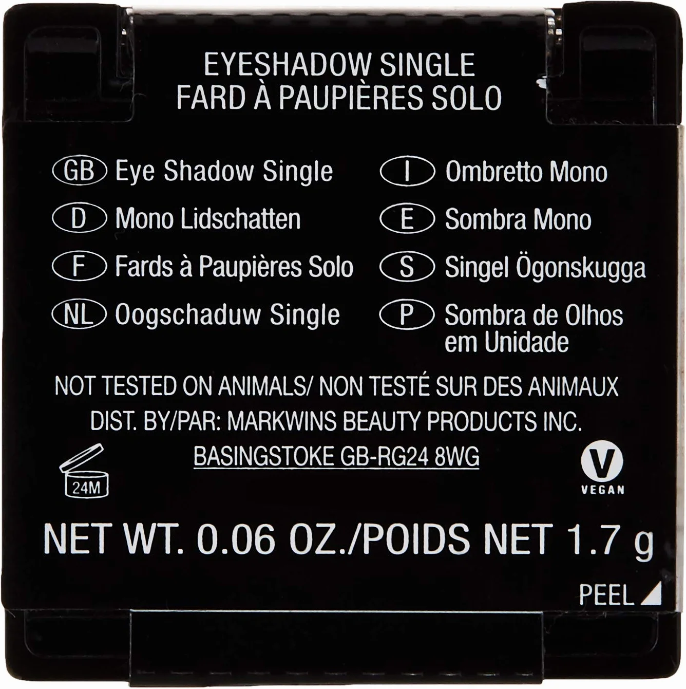 Wet n Wild - Color Icon Eyeshadow Single - Ombretto Singolo Makeup Bianco Zucchero - Alta Pigmentazione, Formula a Lunga Tenuta, Colori Densi - Vegan - Sugar