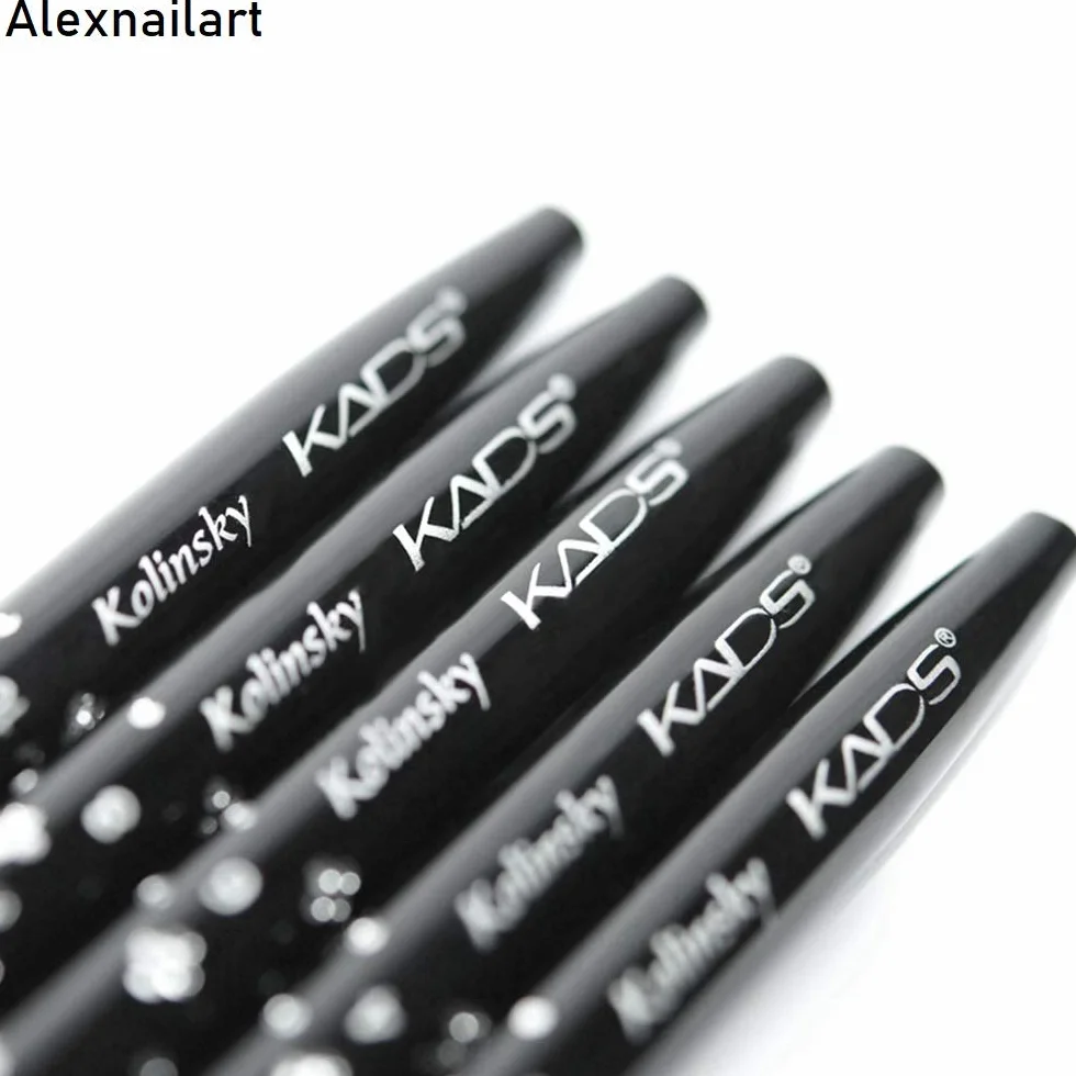 Set di 5 pennelli per unghie Kolinsky in acrilico (2#/4#/6#/8#/10#)