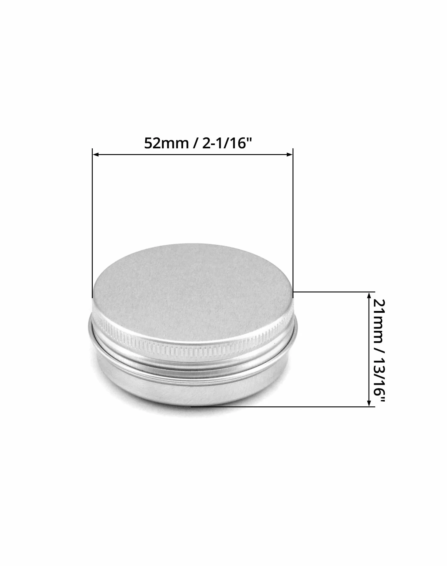 QWORK® 30 pezzi Vasetti Alluminio con coperchi, Barattoli vuoti rotondi per assortimento di gioielli per lozione crema (30ml)