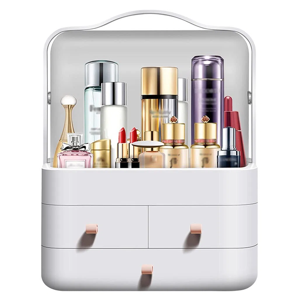 Porta Trucchi Organizer Casa di immagazzinaggio cosmetico di grande capacità del desktop gioielli rossetto rossetto trucco per il trucco della spazzola della scatola di riparazione della tavola per la