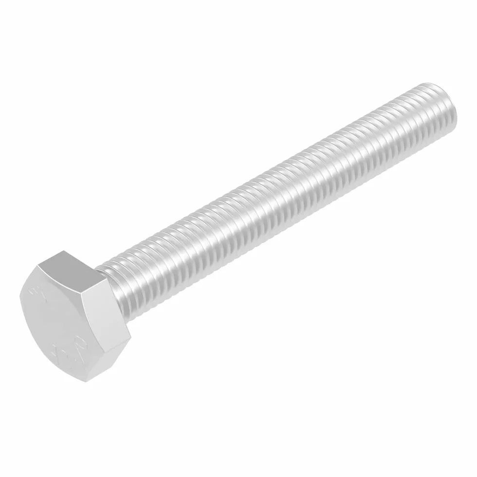 SECCARO Viti a testa esagonale M10 x 80 mm Acciaio Inox V2A A2 DIN 933 ISO 4017, 20 Pezzi
