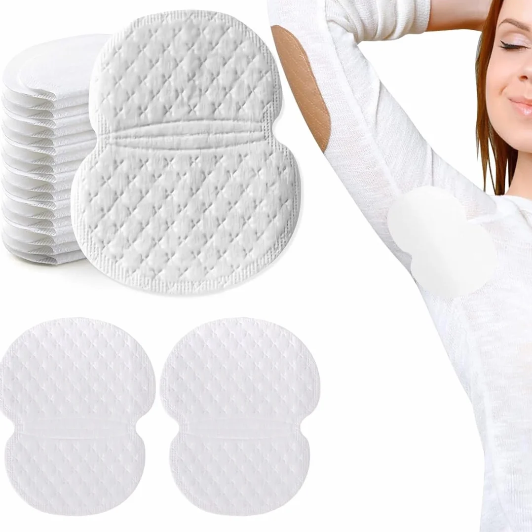 30 Cerotti Assorbenti per il Sudore Ascellare, Adesivi Invisibili Ultra Sottili per Ascelle, Collo e Visiera, Ideali per Abbigliamento, Sport e Uso Quotidiano