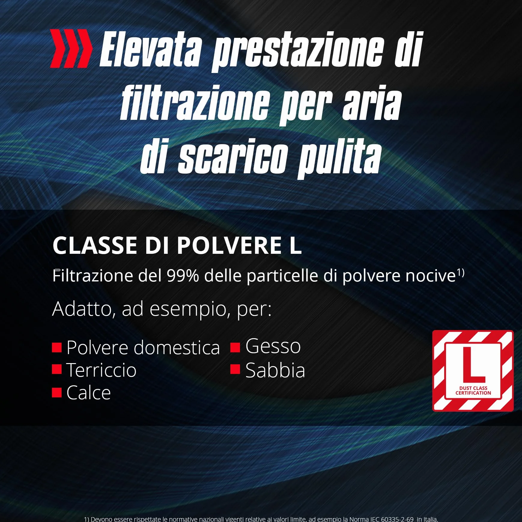Einhell TP-VC 18/10 Li BL L-Solo Professional Aspirasolidi e liquidi 18 V Brushless 10 l