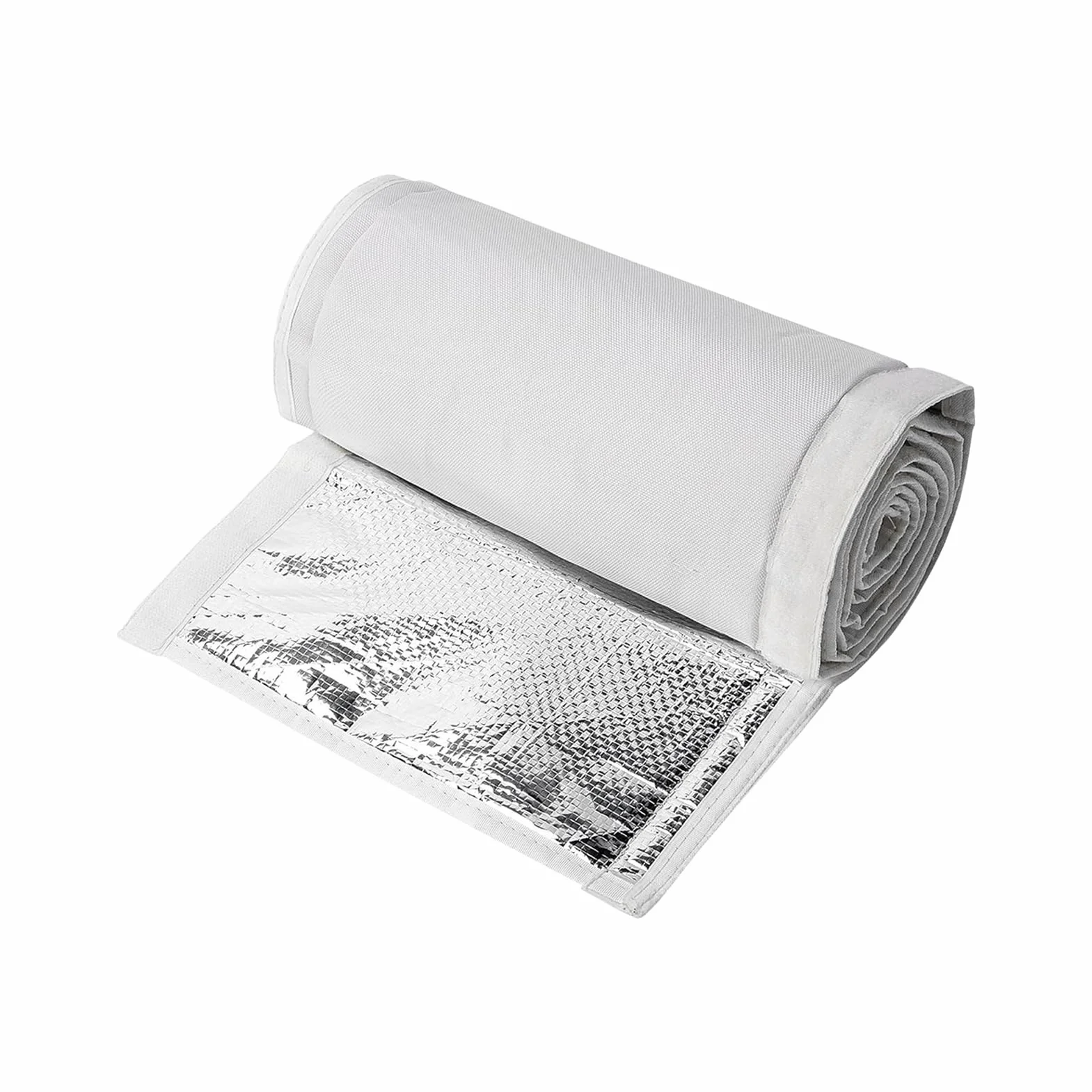 Copertura Isolante Per Tubi Rame Climatizzazione 183 x 26 cm Manicotto 3 Strati Protezione UV Idrorepellente
