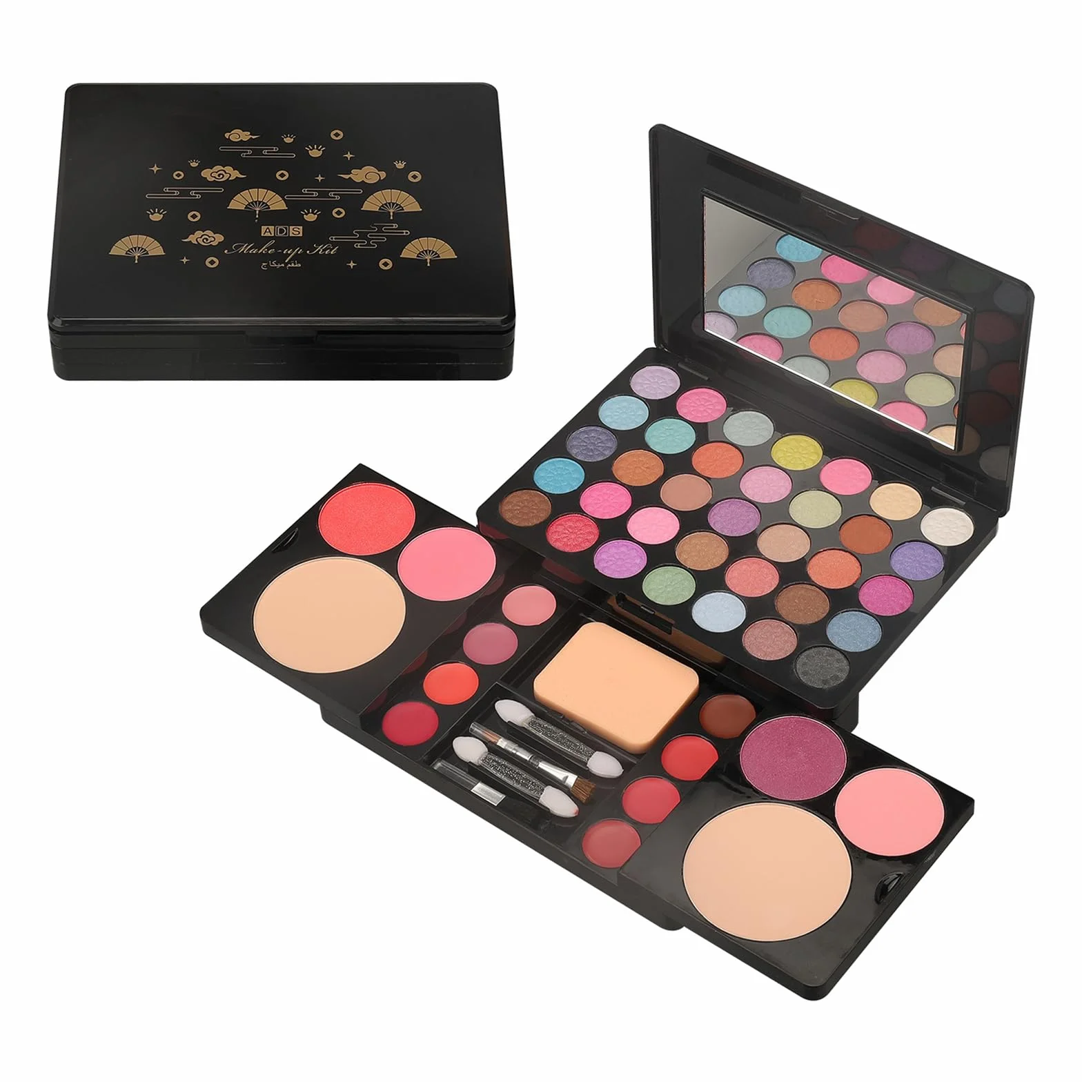 Trousse Trucchi Donna, Trousse Trucchi Ragazza, 49 Colore Palette di Ombretti per Trucco, Trucchi Tutto in Uno Tavolozza Completo Valigetta con Ombretto, Gloss, Rossetti e Polveri Viso