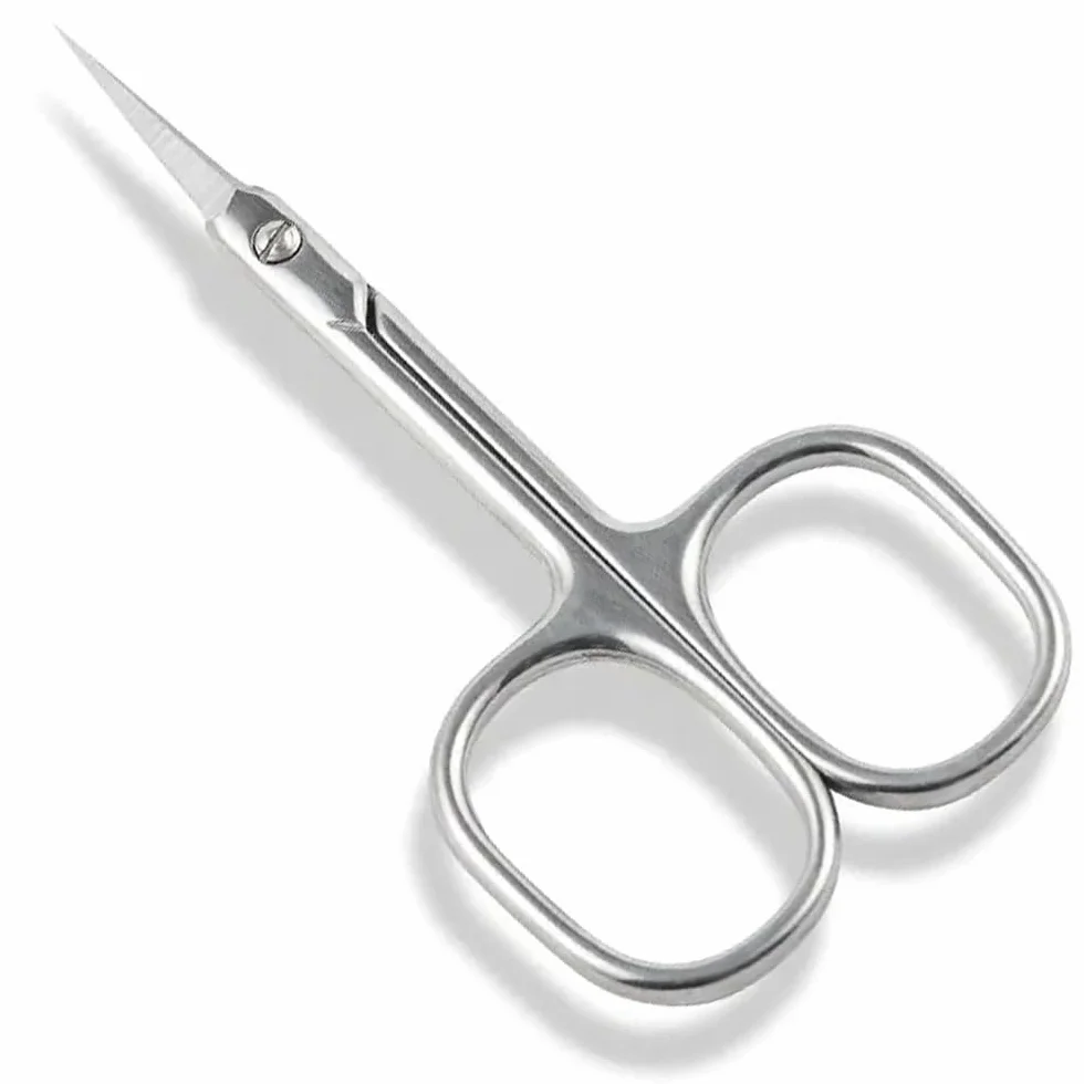 Forbici Unghie Professionali 1mm Longivia® Forbicine per Cuticole in Acciaio Inox con Lama Curva Affilata Manicure Taglia Cuticole Professionale Forbici per Pellicine Mani Piedi e Sopracciglia
