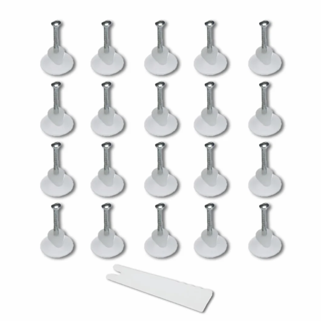 Set di Ganci per Quadri Muro Antitraccia - Ganci Invisibili per Appendere Foto, Dipinti, Specchi - 3 Ganci (20 Pezzi)