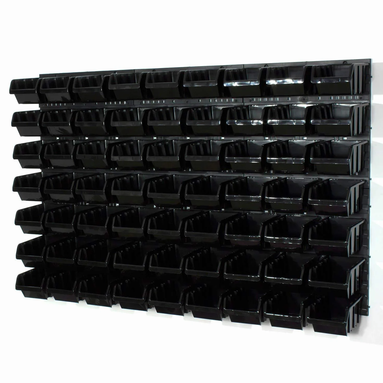 Set 6 pannelli per officina garage Inbox misura 3 nero